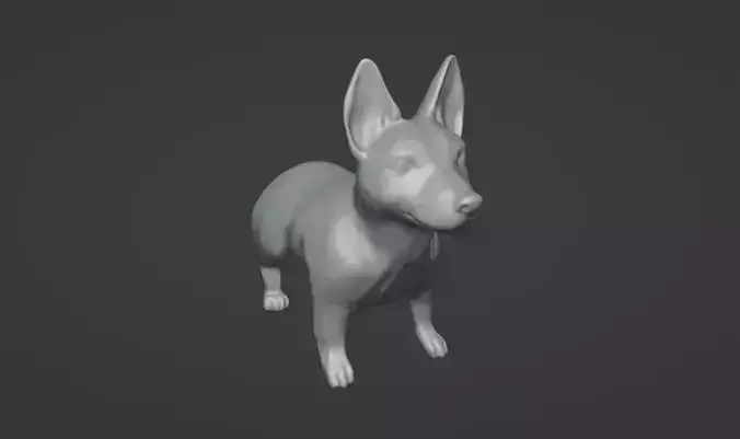 Dog statue