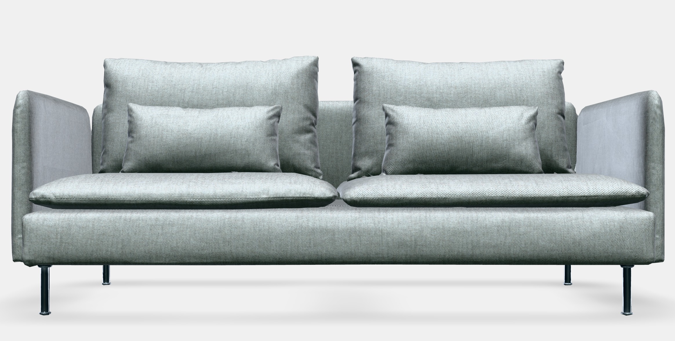 SODERHAMN 3-zitsbank Low-poly 3D model_15