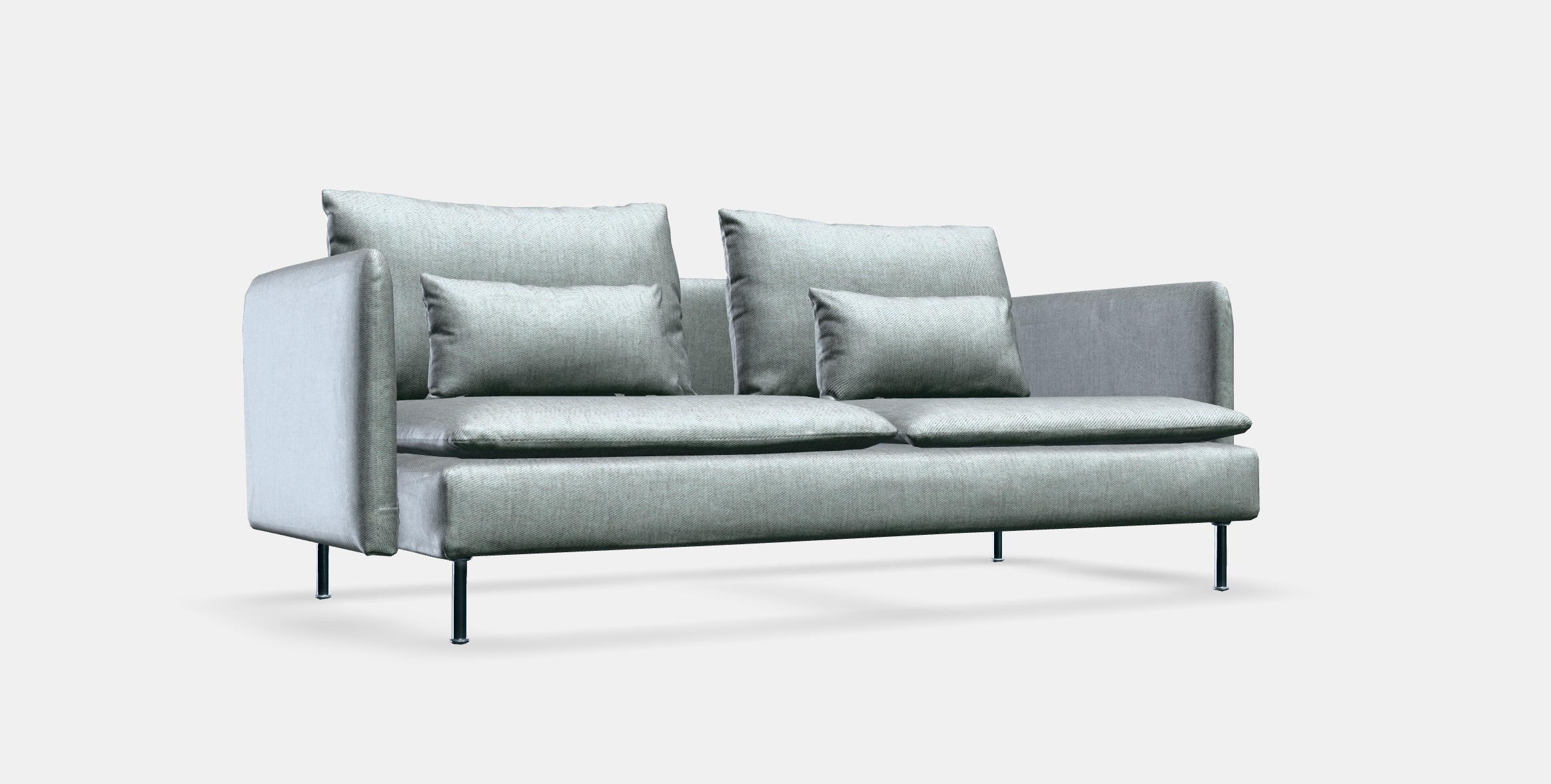 SODERHAMN 3-zitsbank Low-poly 3D model_8