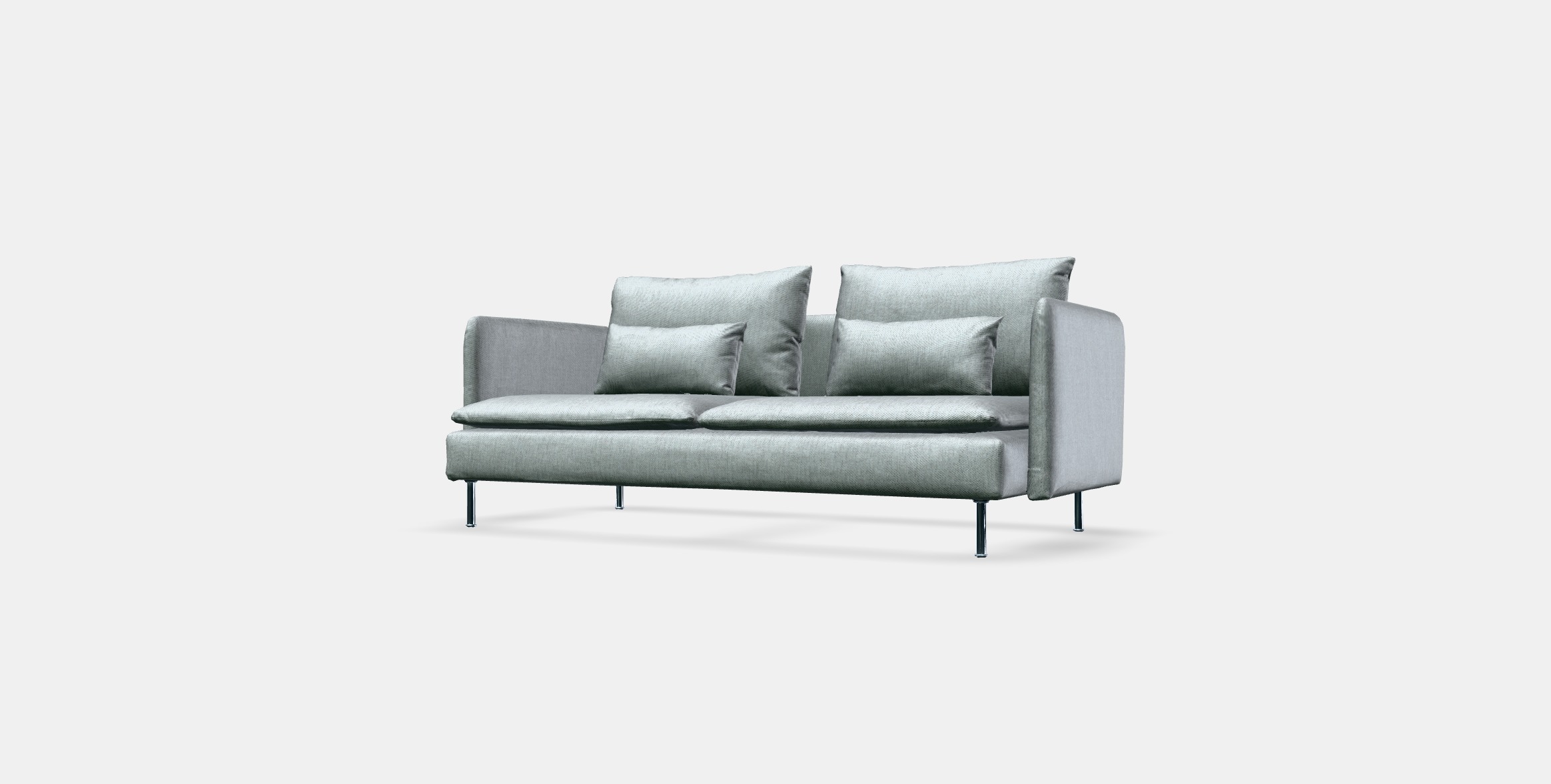 SODERHAMN 3-zitsbank Low-poly 3D model_12