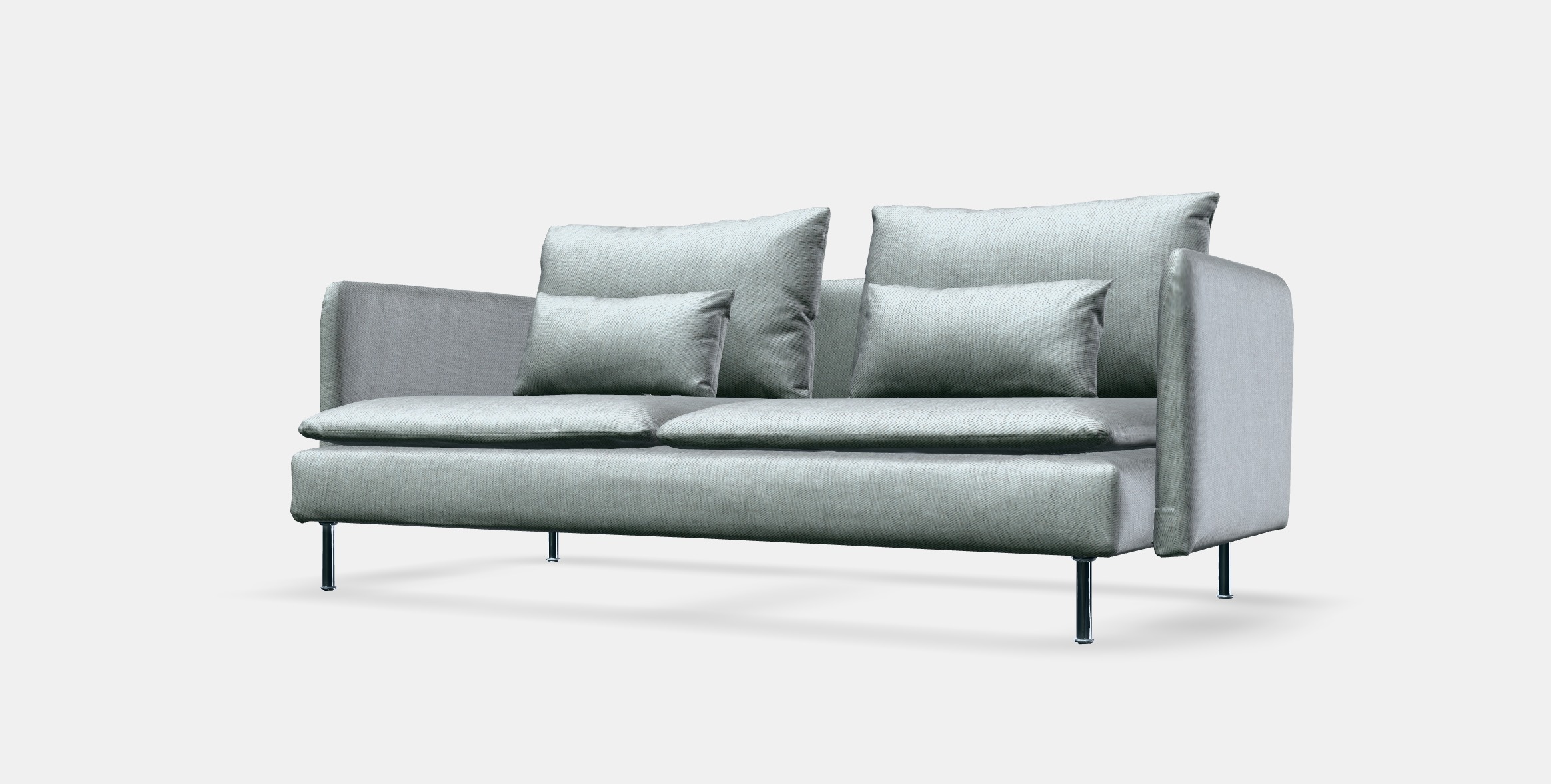 SODERHAMN 3-zitsbank Low-poly 3D model_9