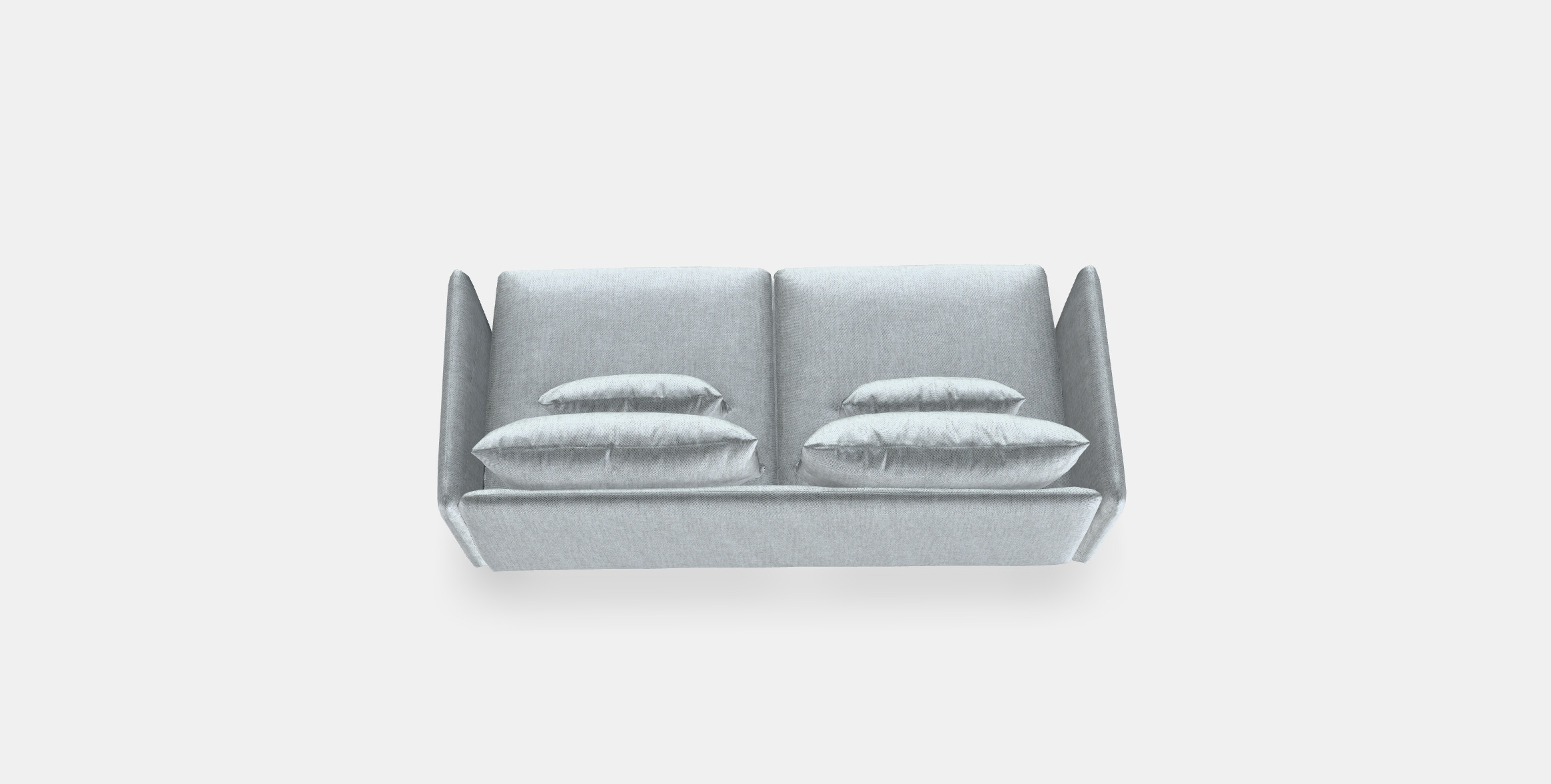 SODERHAMN 3-zitsbank Low-poly 3D model_2