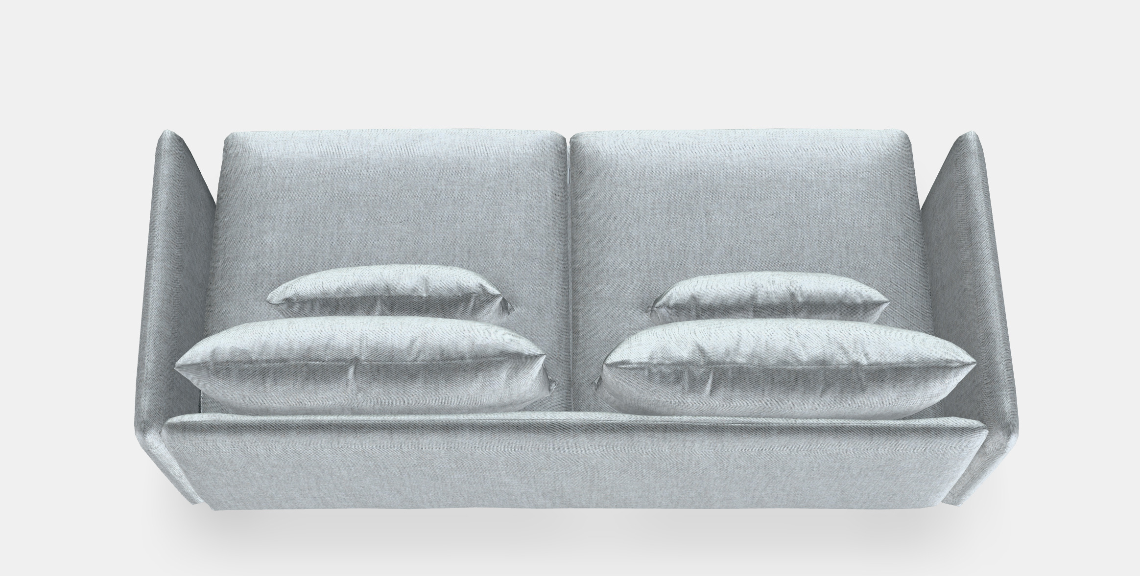 SODERHAMN 3-zitsbank Low-poly 3D model_10