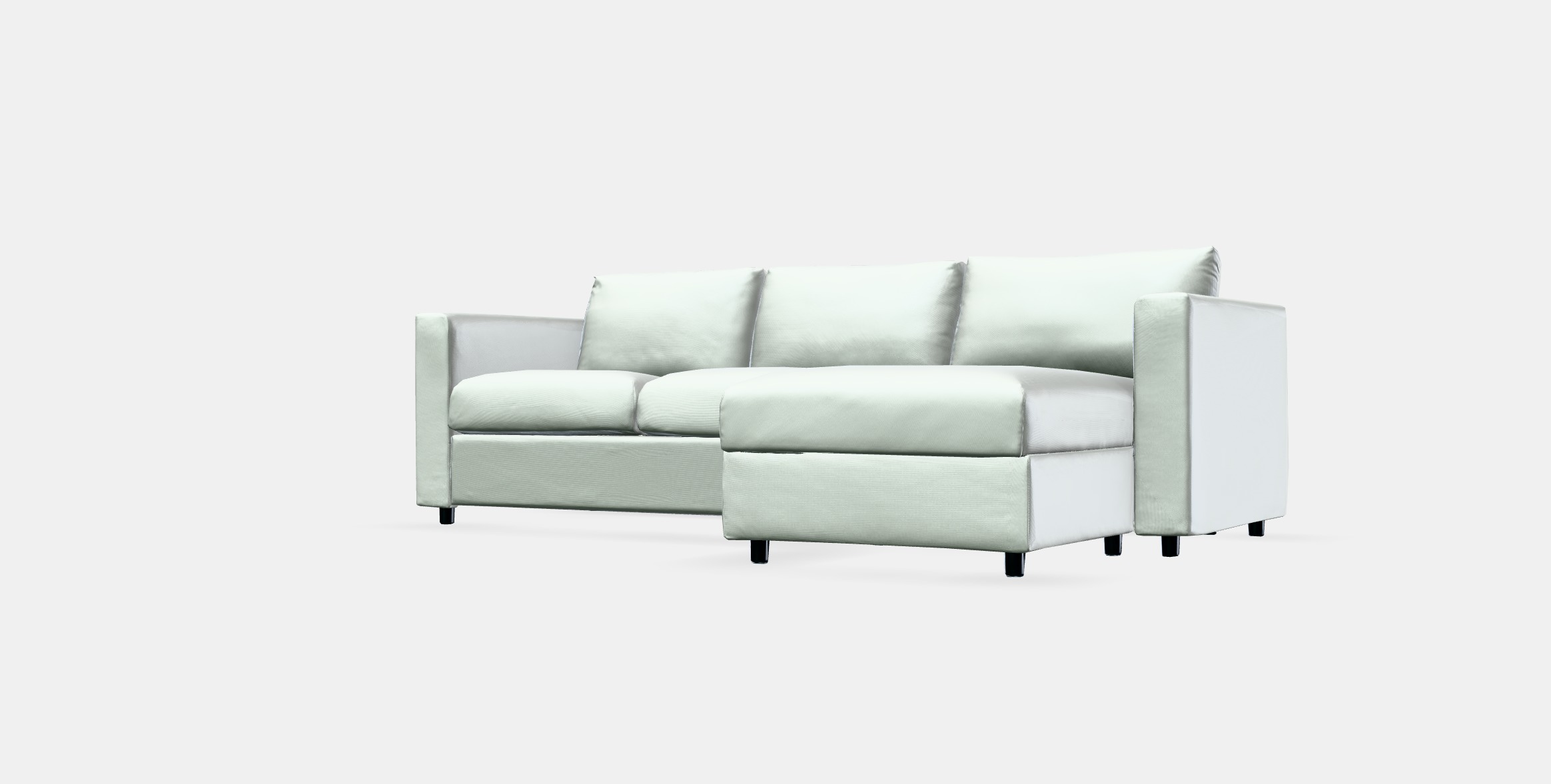 VIMLE 3-seat sofa with chaise longue 2 Low-poly 3D model_13
