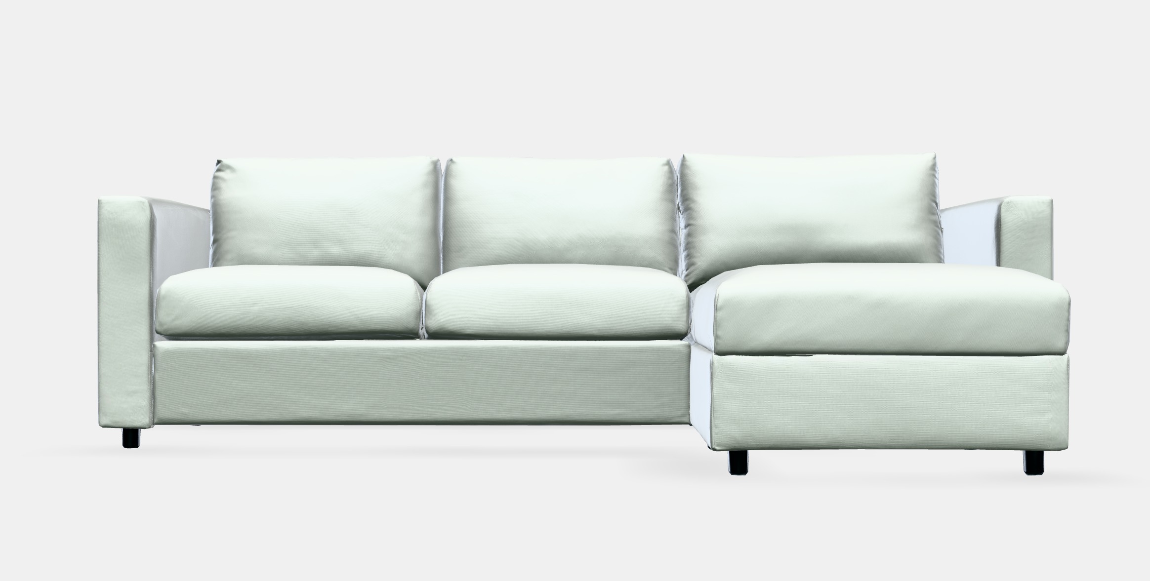 VIMLE 3-seat sofa with chaise longue 2 Low-poly 3D model_11