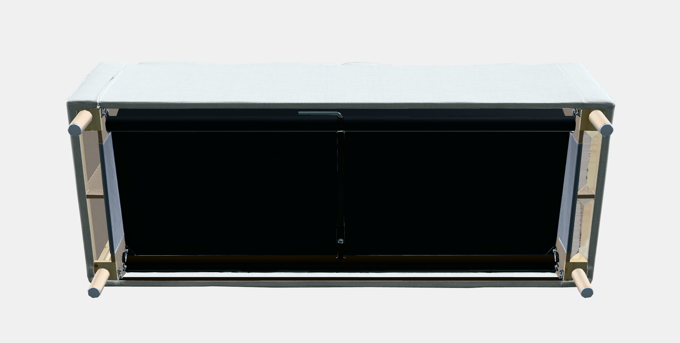 PARUP 3-seater sofa Low-poly 3D model_3