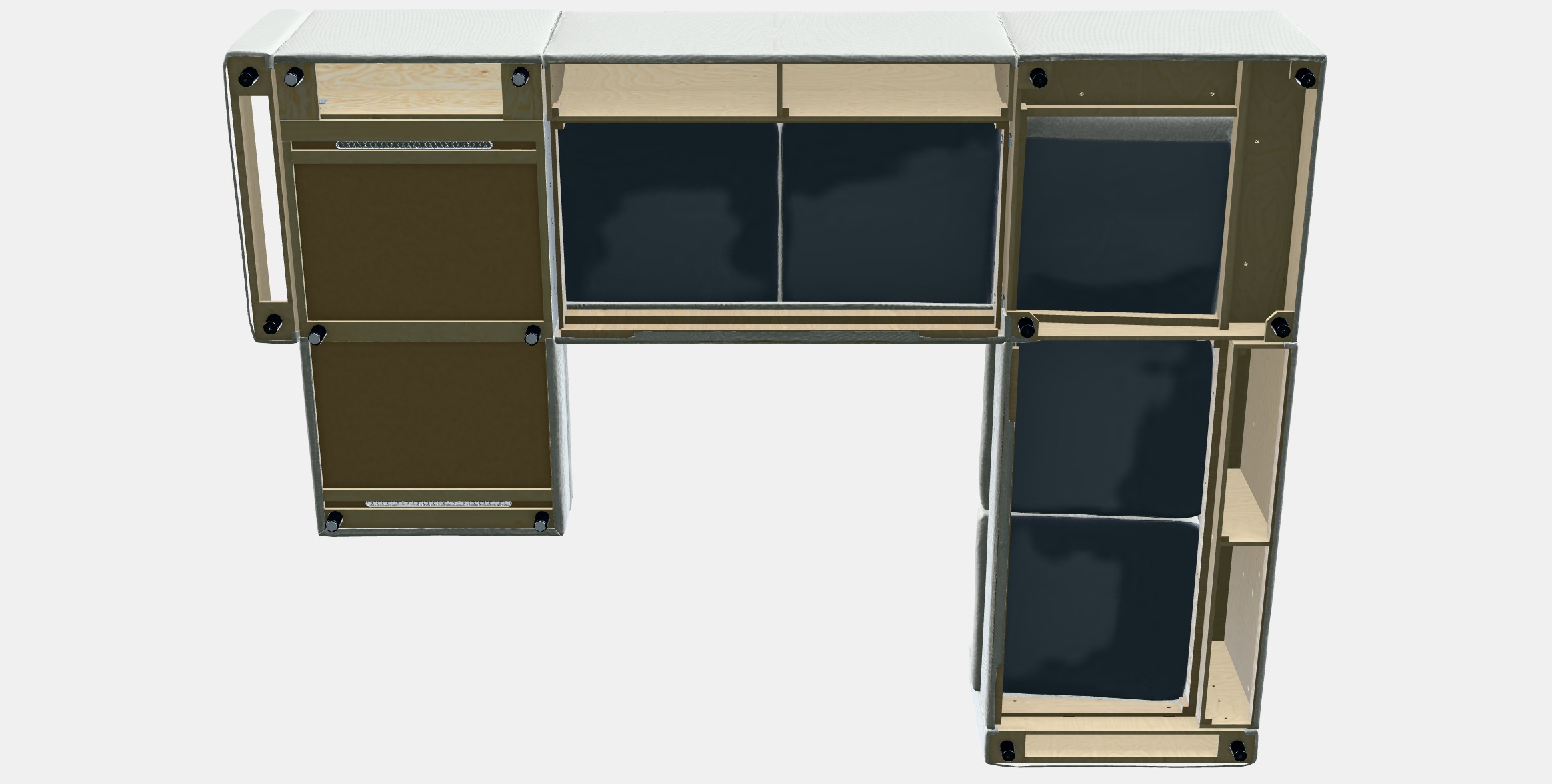 VIMLE corner sofa 5-seater 3D model_7