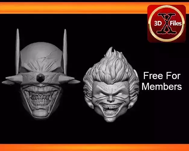 The Batman Who Laughs HeadSculpt Custom Action Figure