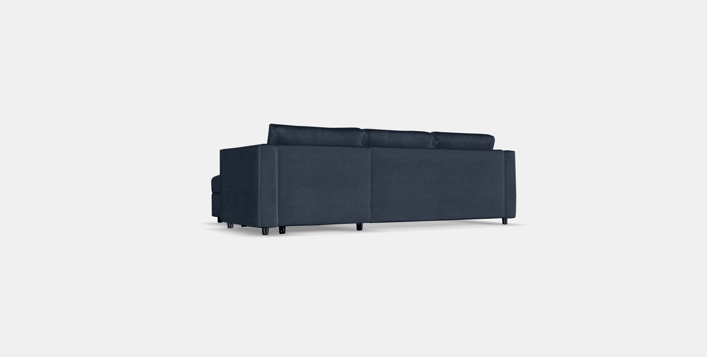 VIMLE 3-seat sofa with chaise longue 3 Low-poly 3D model_16