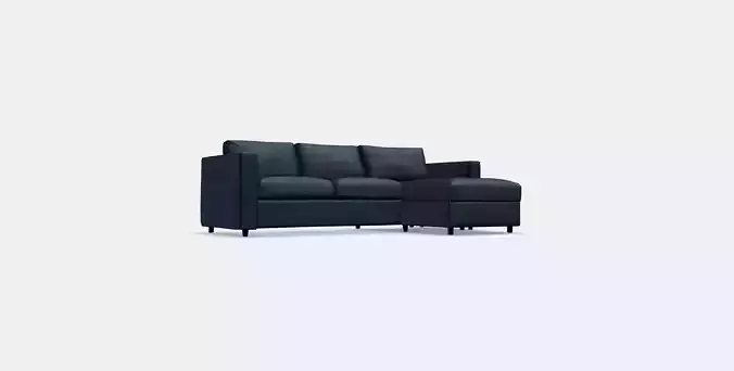 VIMLE 3-seat sofa with chaise longue 3