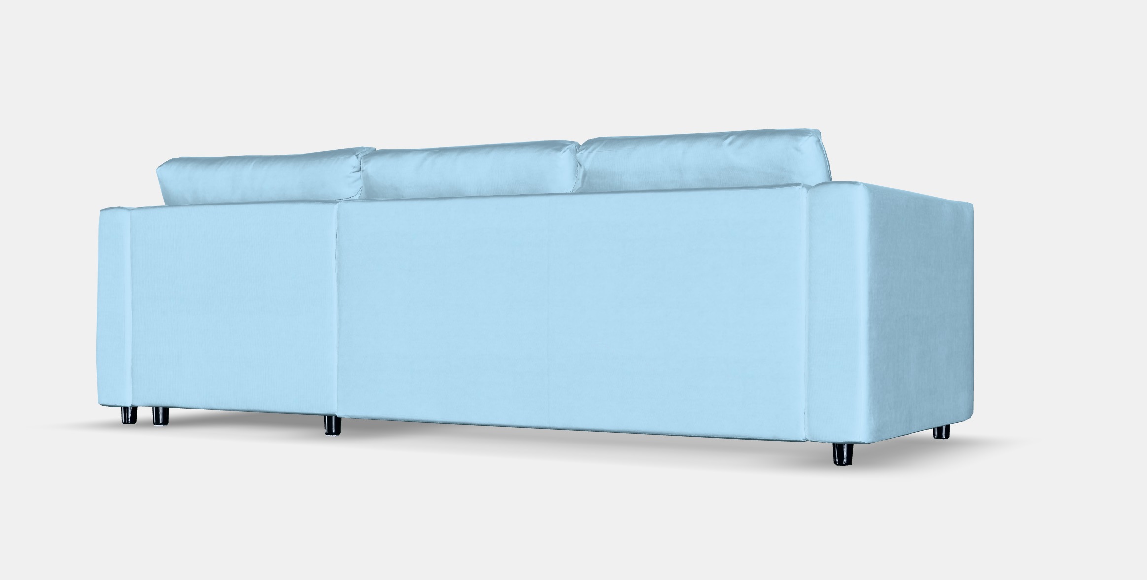 VIMLE 3-seat sofa with chaise longue 4 Low-poly 3D model_10