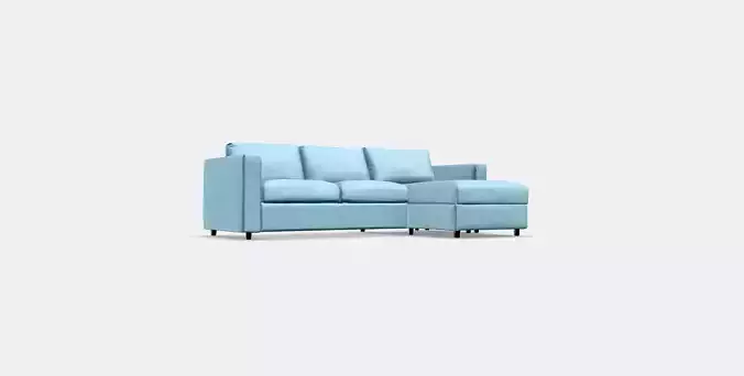 VIMLE 3-seat sofa with chaise longue 4