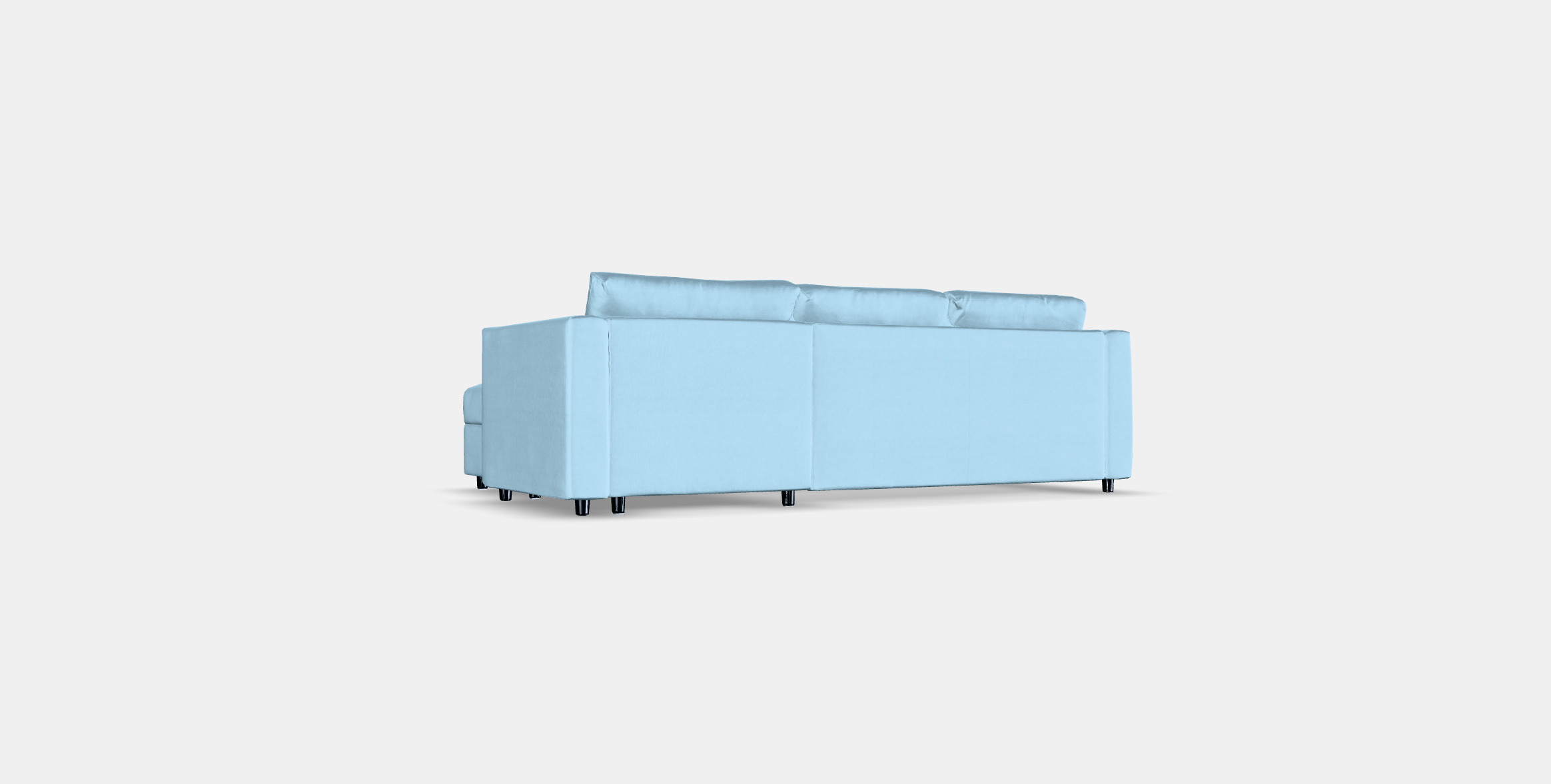 VIMLE 3-seat sofa with chaise longue 4 Low-poly 3D model_16