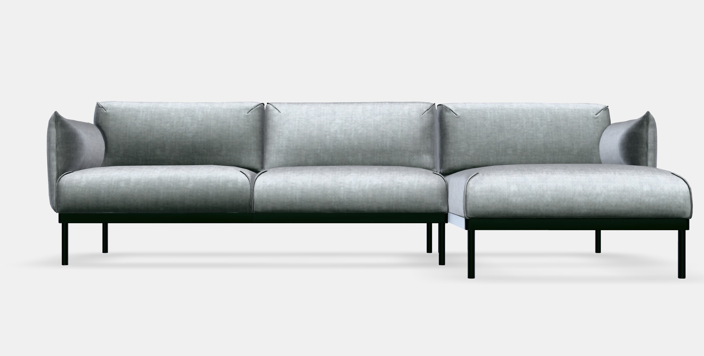 APPLARYD 3-seat sofa with chaise longue 3D model_12