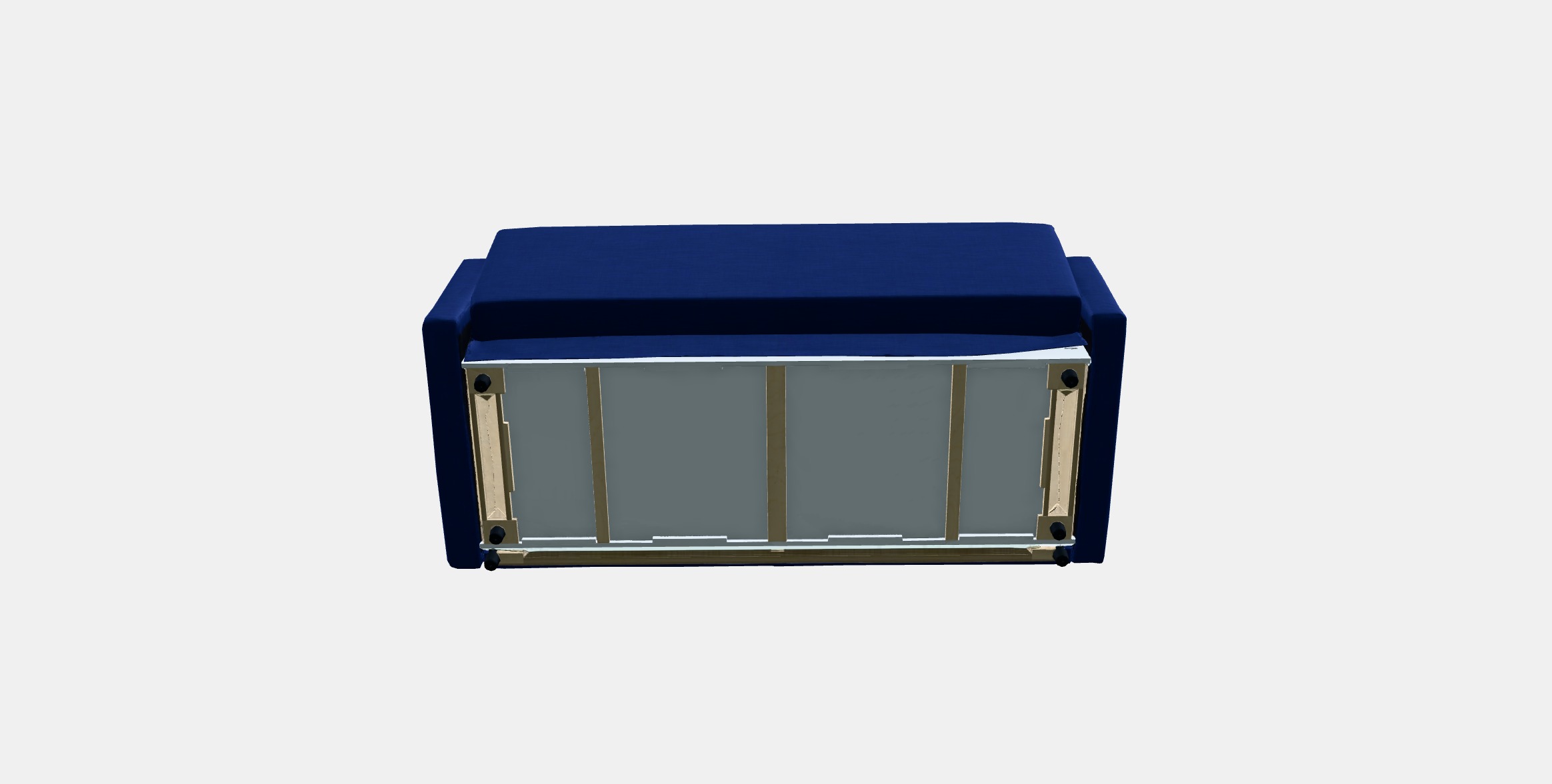 FRIHETEN 3-seat sofa-bed Low-poly 3D model_5