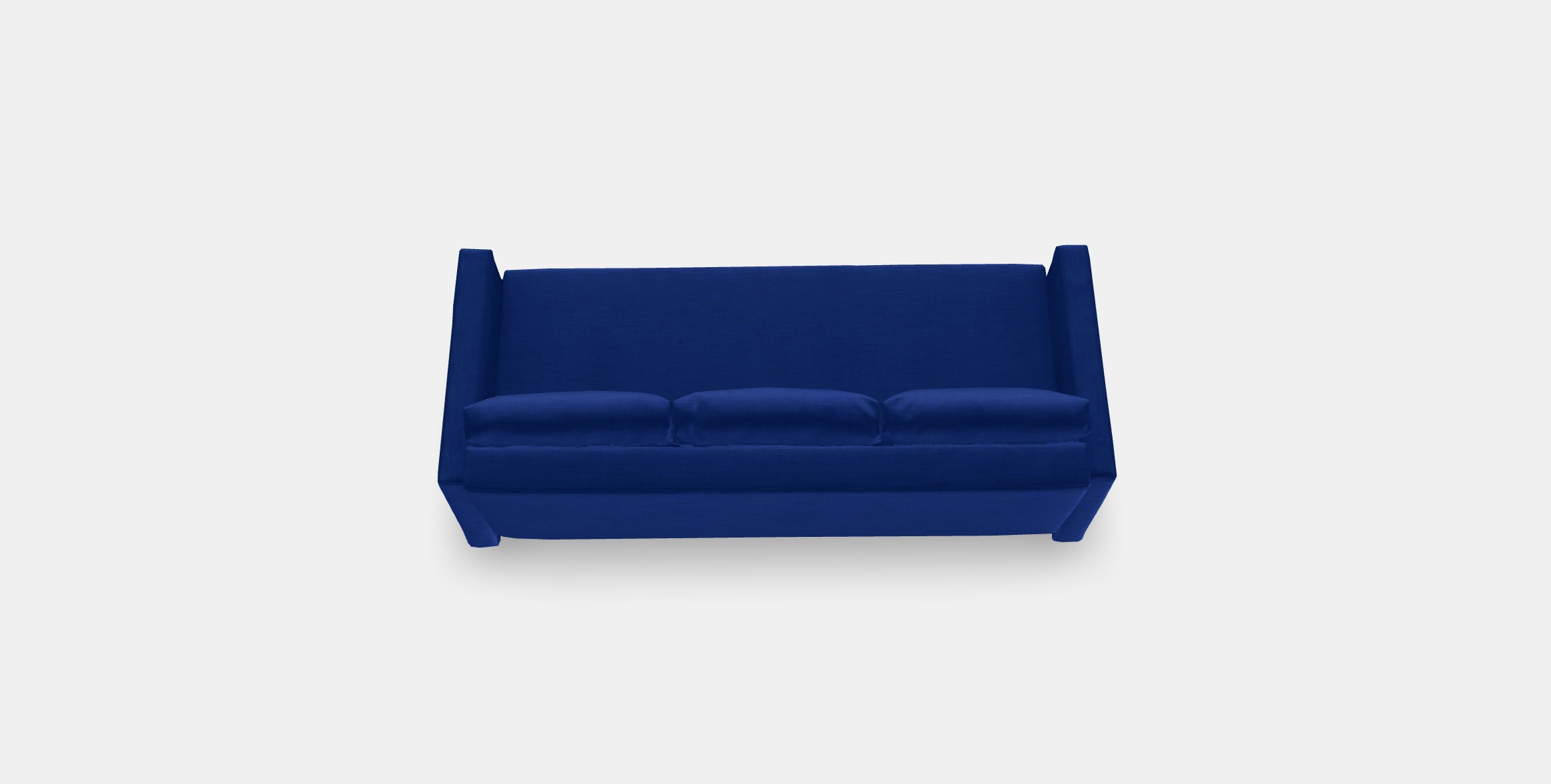 FRIHETEN 3-seat sofa-bed Low-poly 3D model_2
