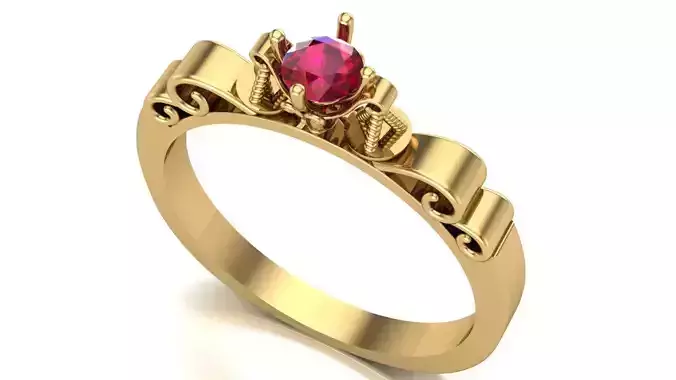 Graduation Ring Design for Law - Advocacy 3D print model
