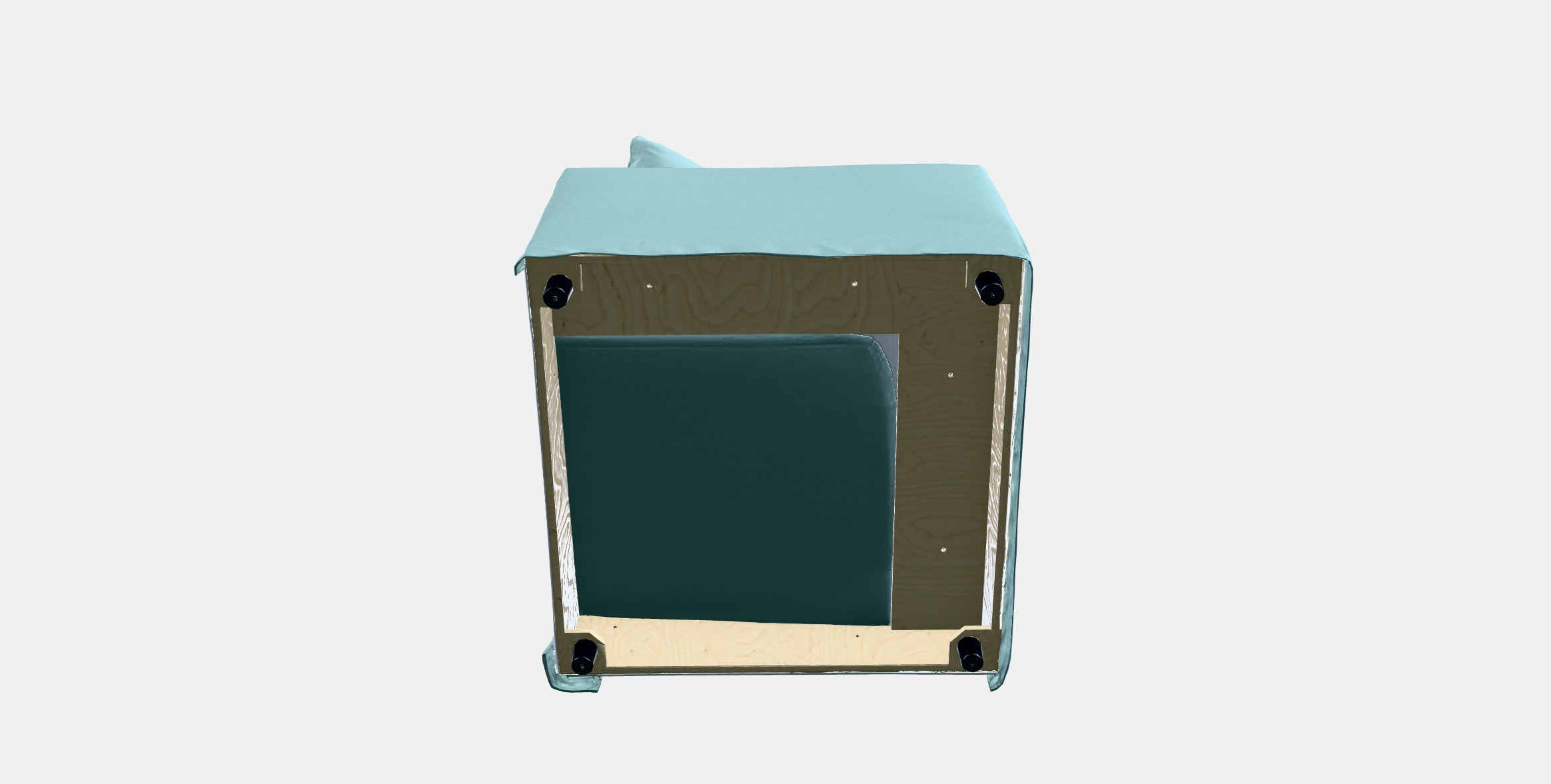 GRONLID Cover for corner section Low-poly 3D model_6
