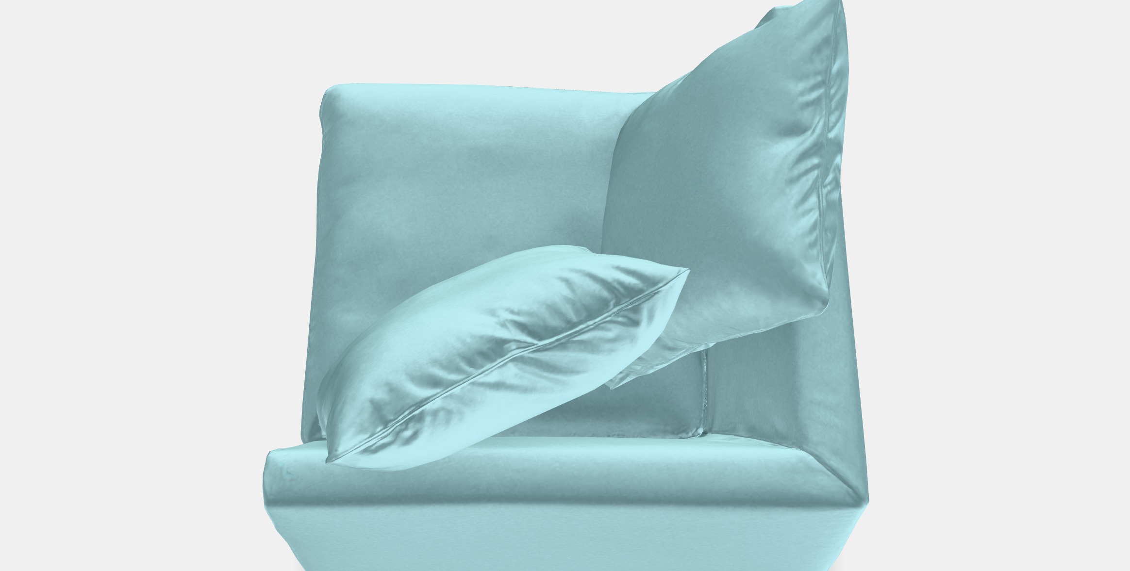 GRONLID Cover for corner section Low-poly 3D model_4