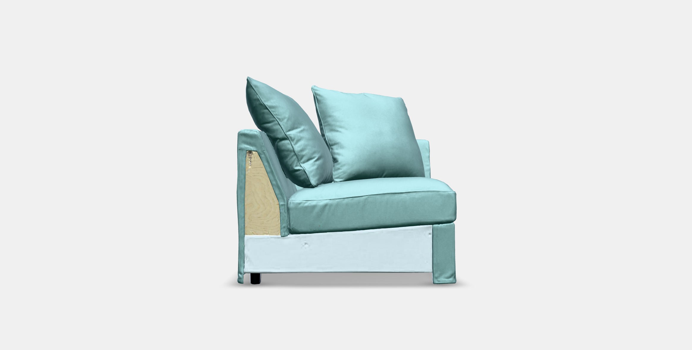 GRONLID Cover for corner section Low-poly 3D model_10