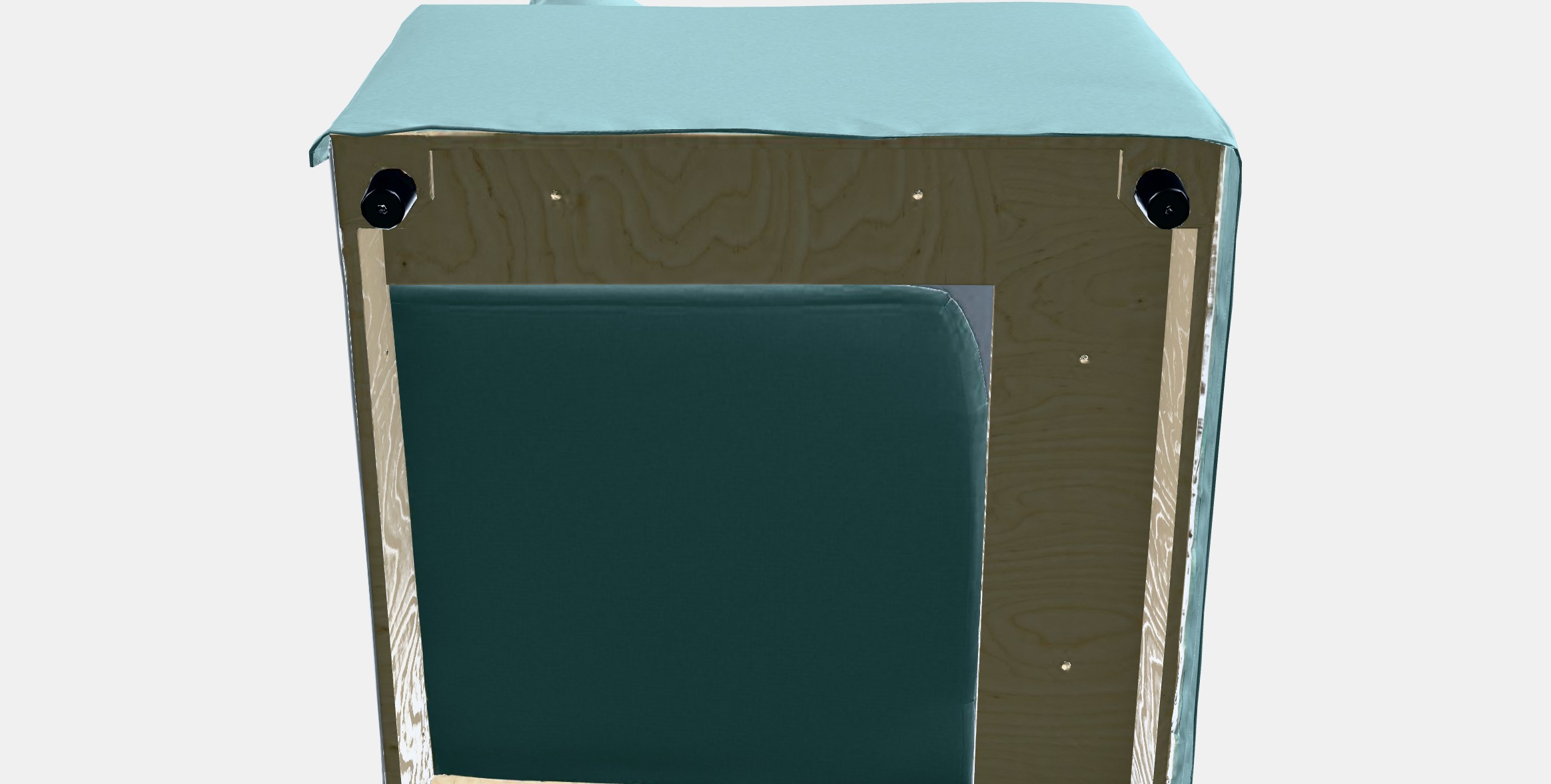 GRONLID Cover for corner section Low-poly 3D model_8