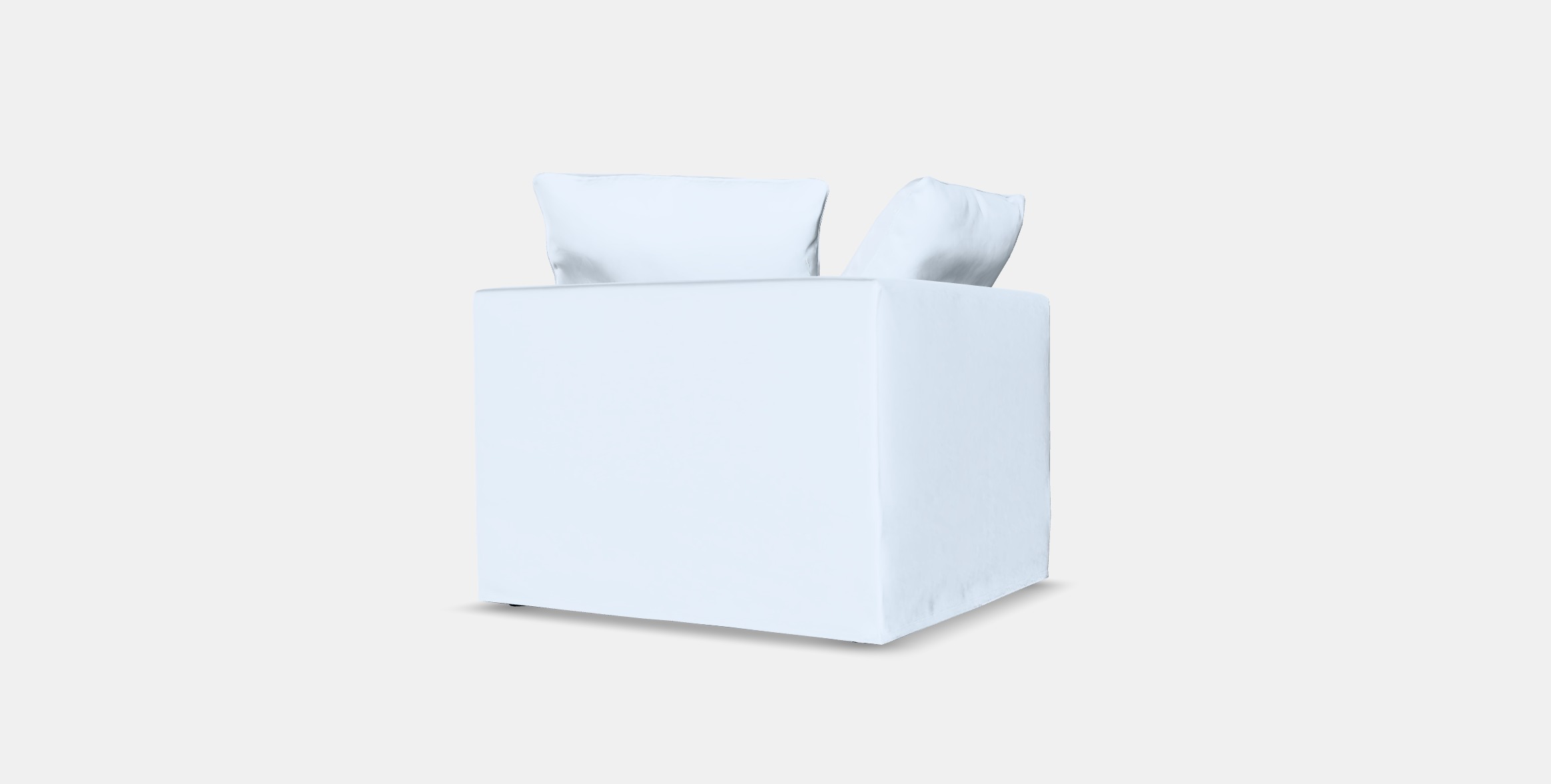 GRONLID Cover for corner section 1 Low-poly 3D model_5