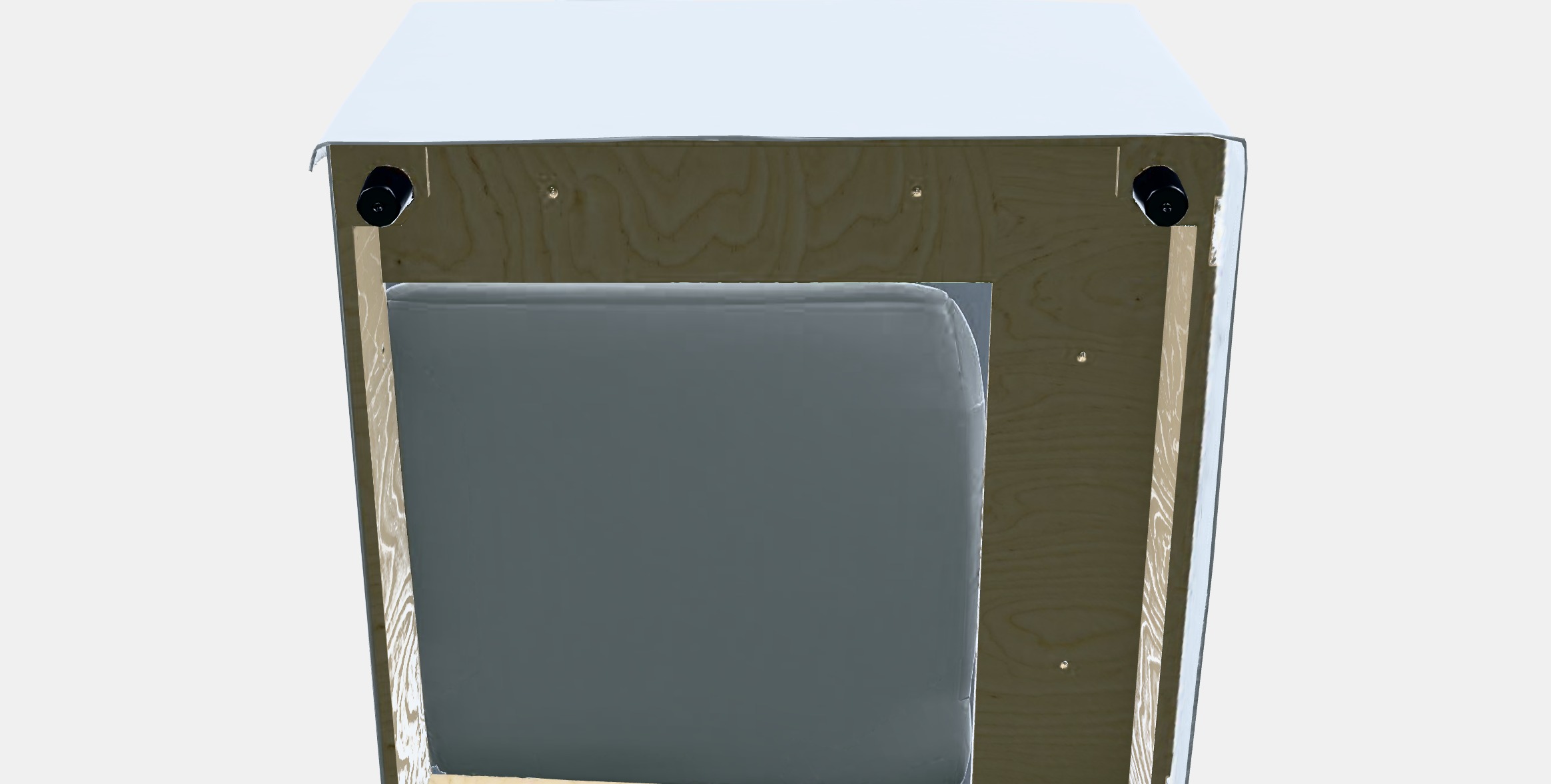 GRONLID Cover for corner section 1 Low-poly 3D model_10