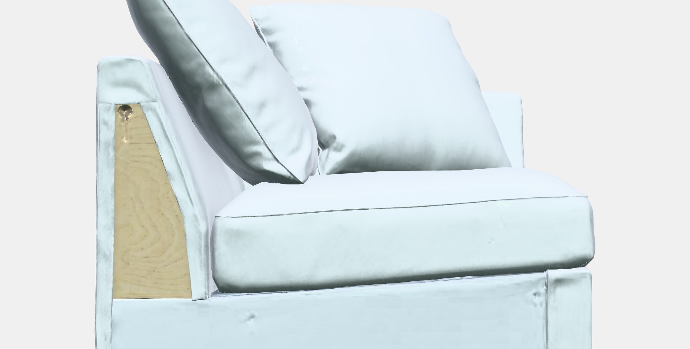 GRONLID Cover for corner section 1 Low-poly 3D model_11