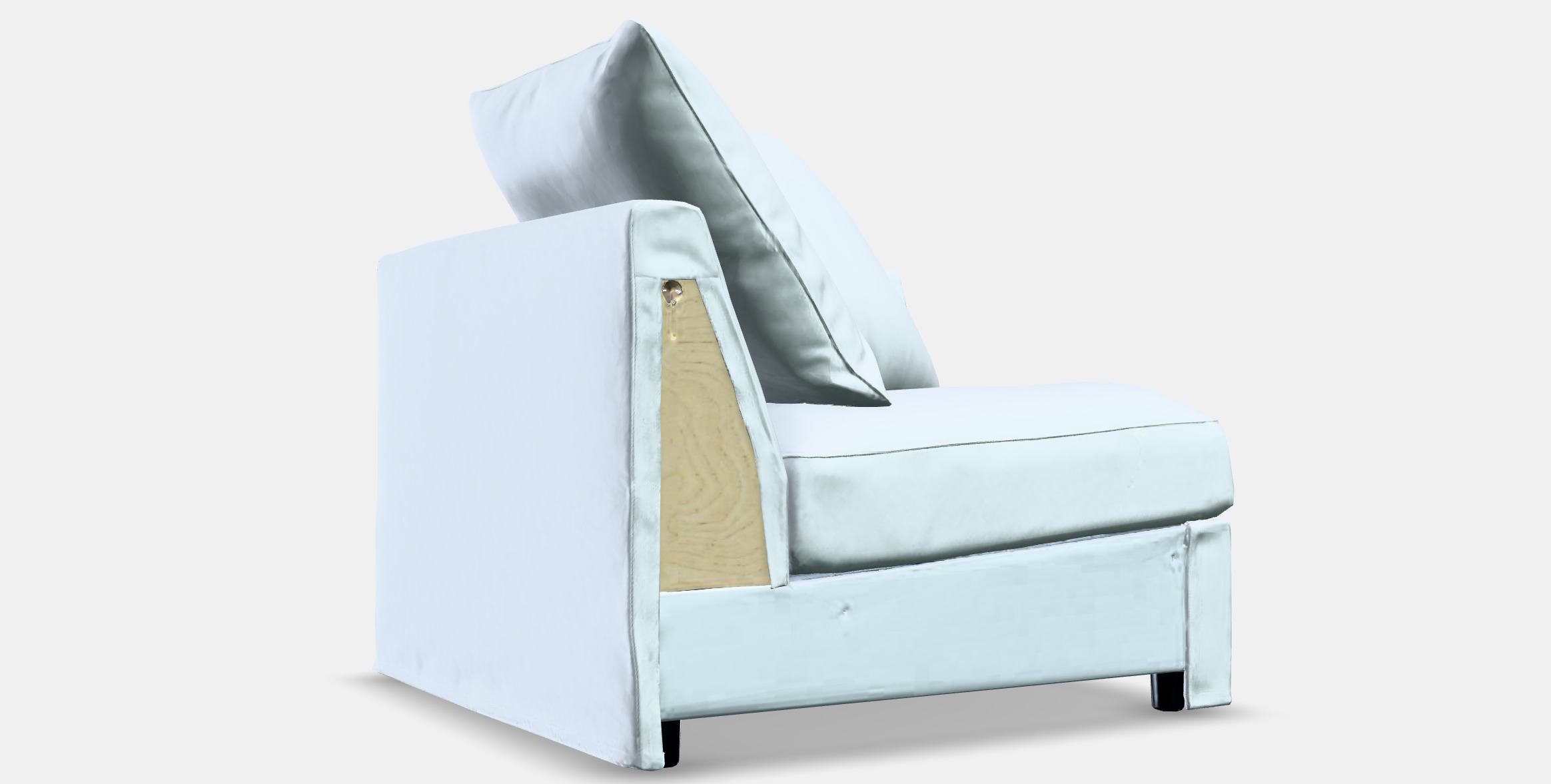 GRONLID Cover for corner section 1 Low-poly 3D model_8