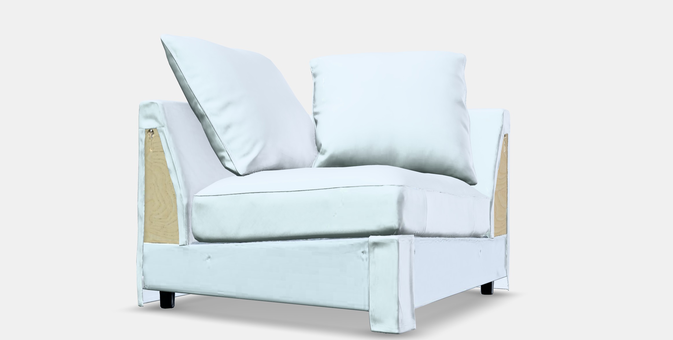 GRONLID Cover for corner section 1 Low-poly 3D model_13