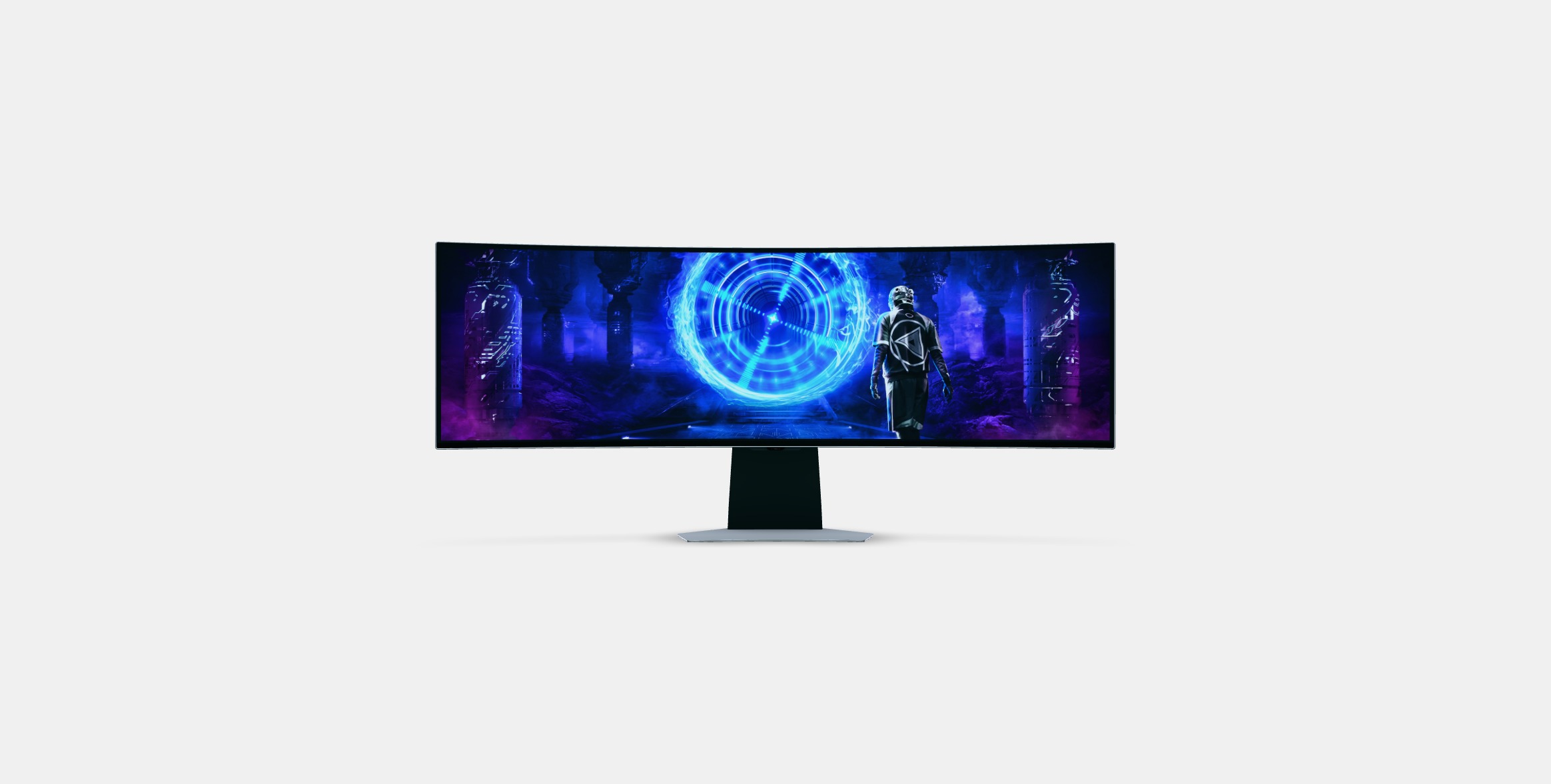 49 Inch Odyssey OLED G9 G95SD DQHD 240Hz Gaming Monitor 3D model_9