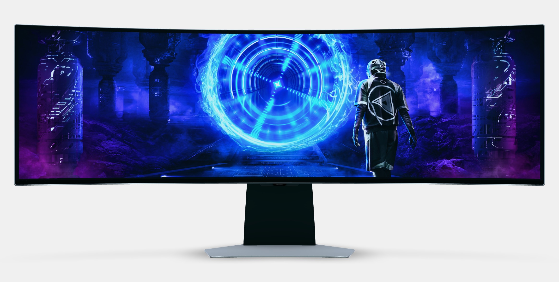 49 Inch Odyssey OLED G9 G95SD DQHD 240Hz Gaming Monitor 3D model_16