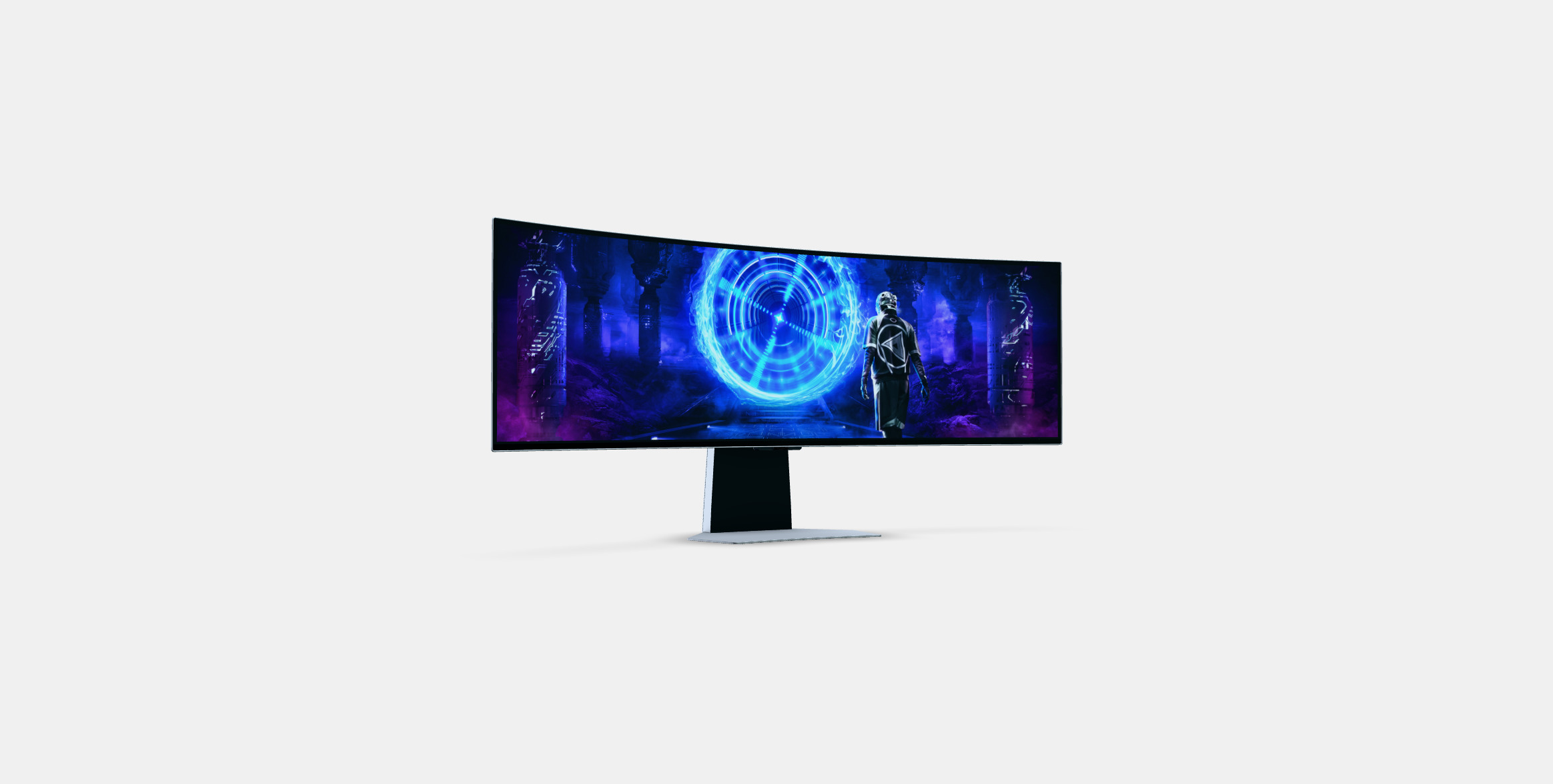 49 Inch Odyssey OLED G9 G95SD DQHD 240Hz Gaming Monitor 3D model_2