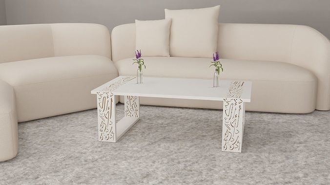Modern middle table  3D model
