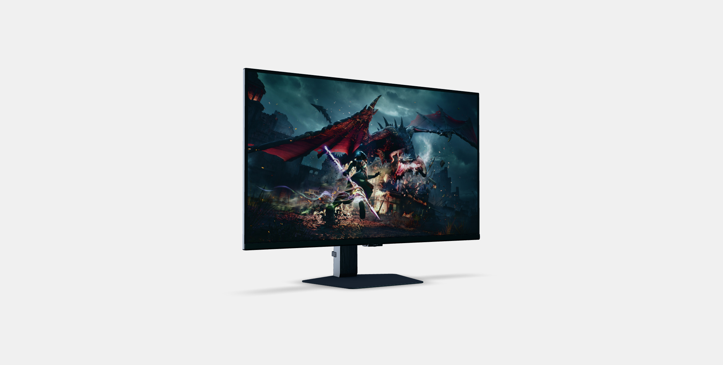 32 Inch Odyssey G5 G50D QHD 180Hz Gaming Monitor 3D model_5