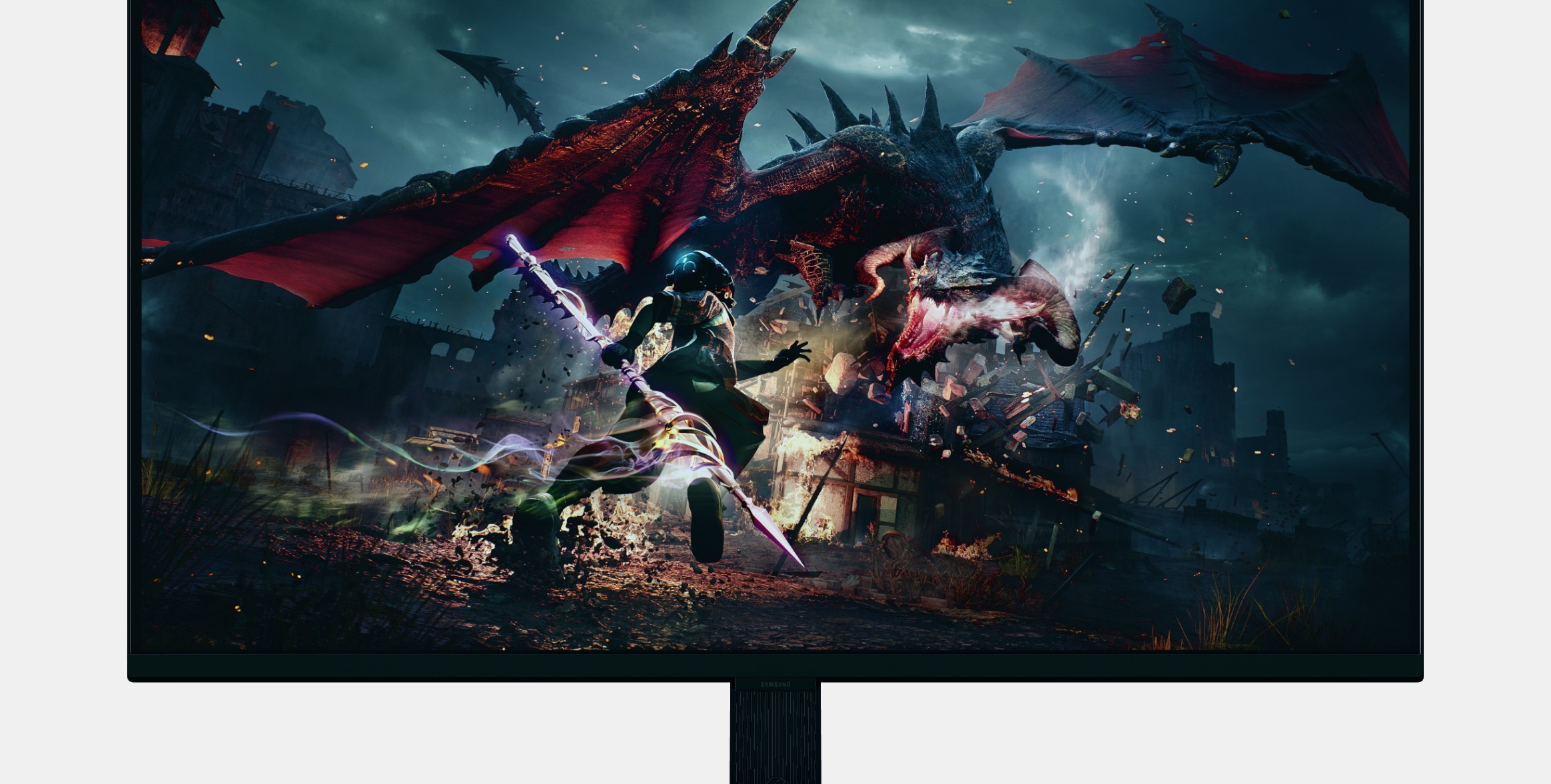 32 Inch Odyssey G5 G50D QHD 180Hz Gaming Monitor 3D model_16