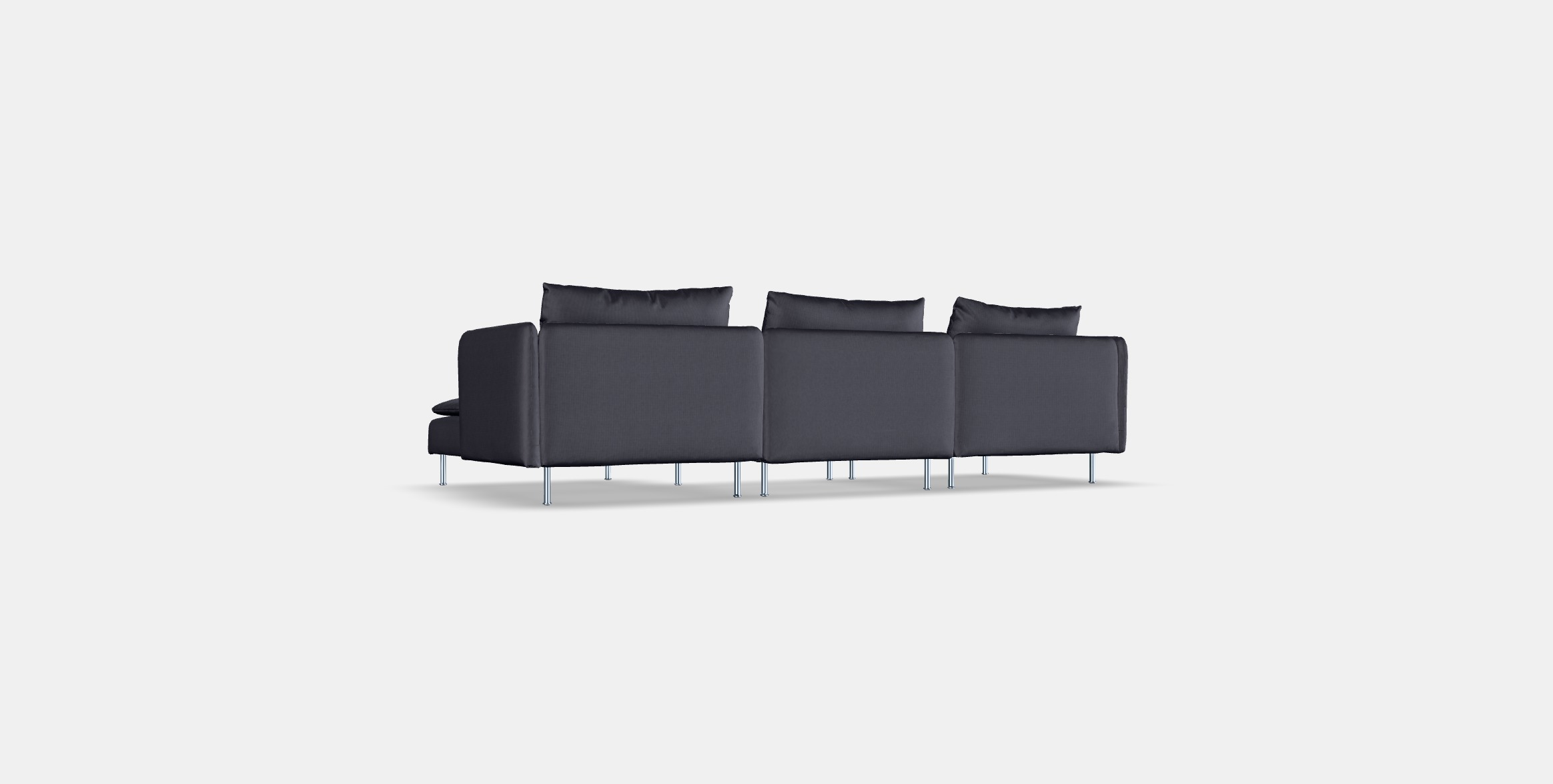 SODERHAMN 4-seat sofa with chaise longue 3D model_16