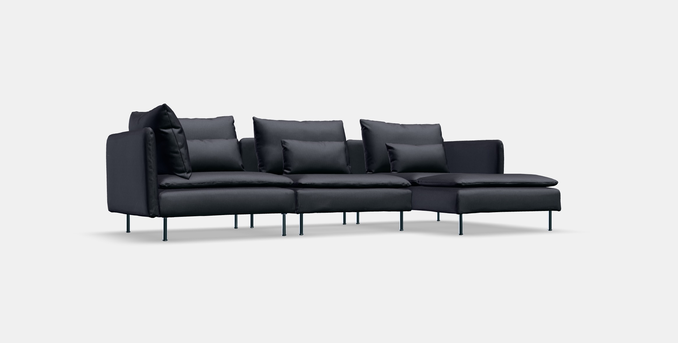SODERHAMN 4-seat sofa with chaise longue 3D model_8