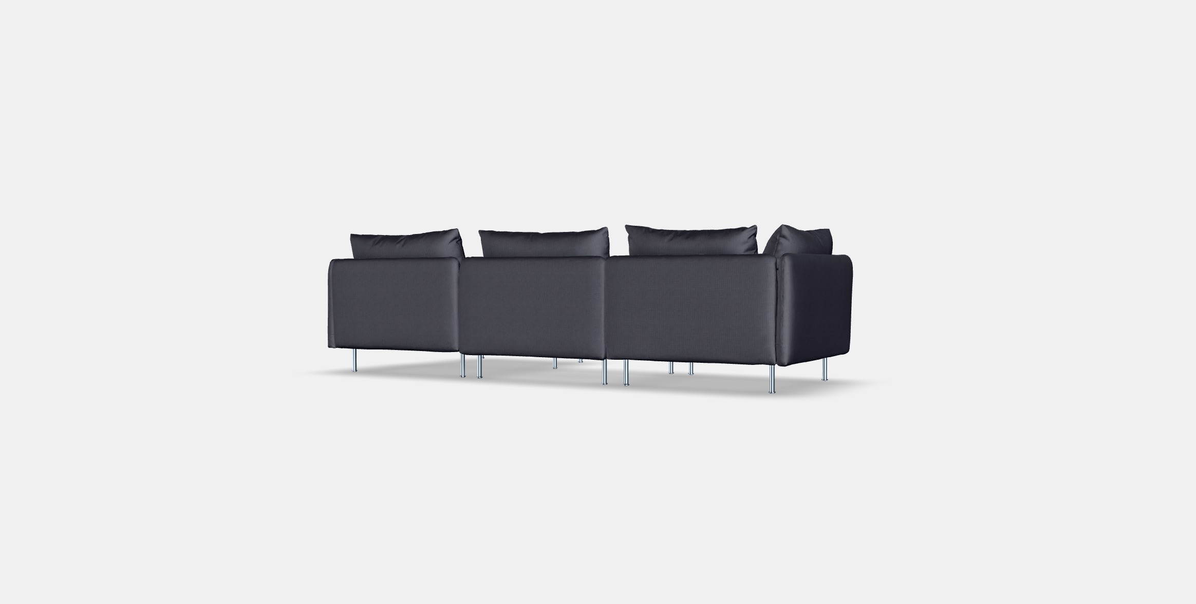SODERHAMN 4-seat sofa with chaise longue 3D model_4