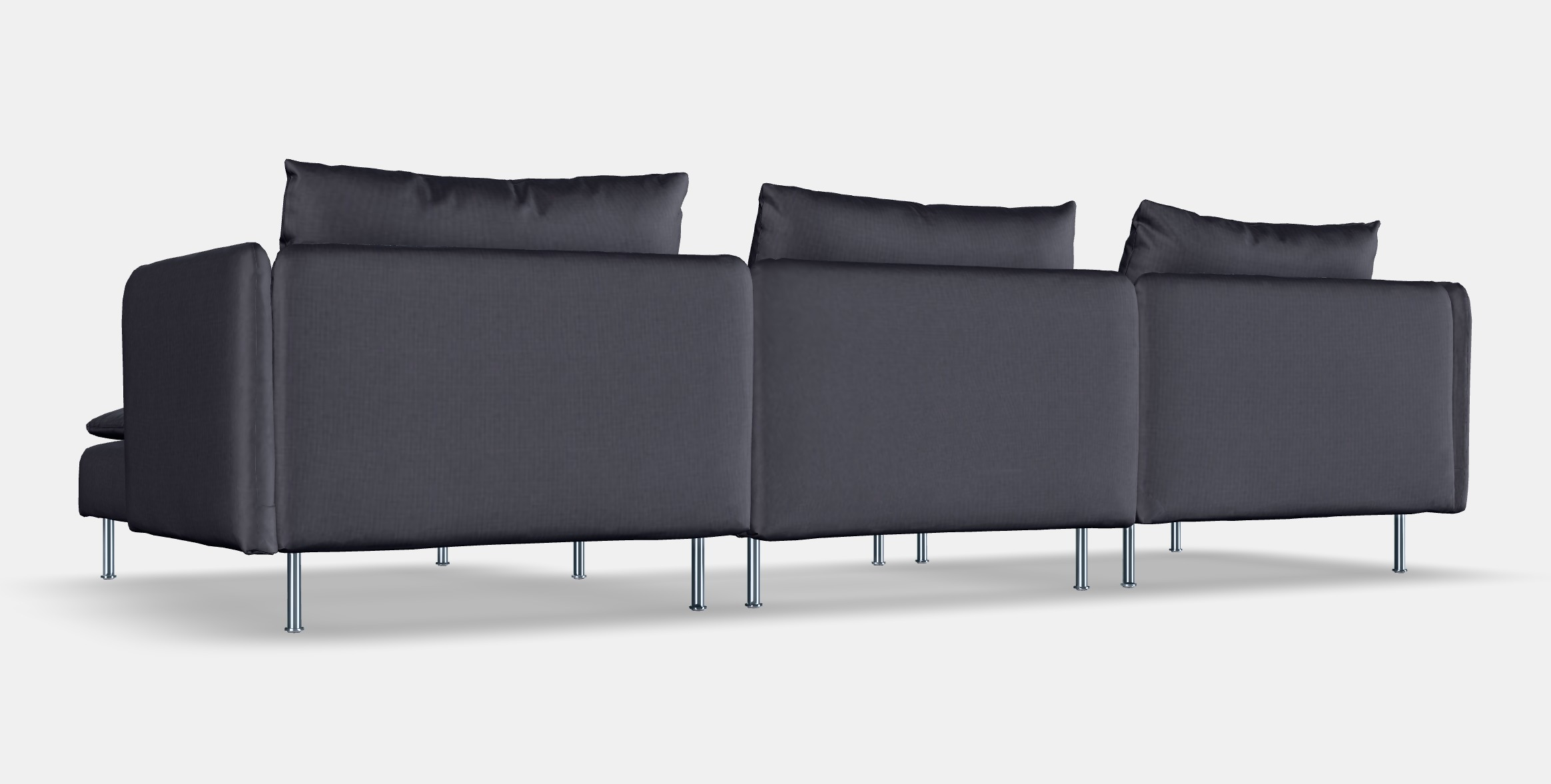 SODERHAMN 4-seat sofa with chaise longue 3D model_9