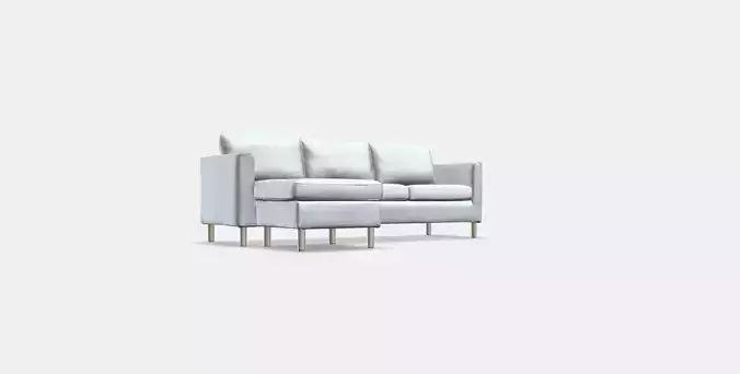 PARUP 3-seat sofa with chaise longue