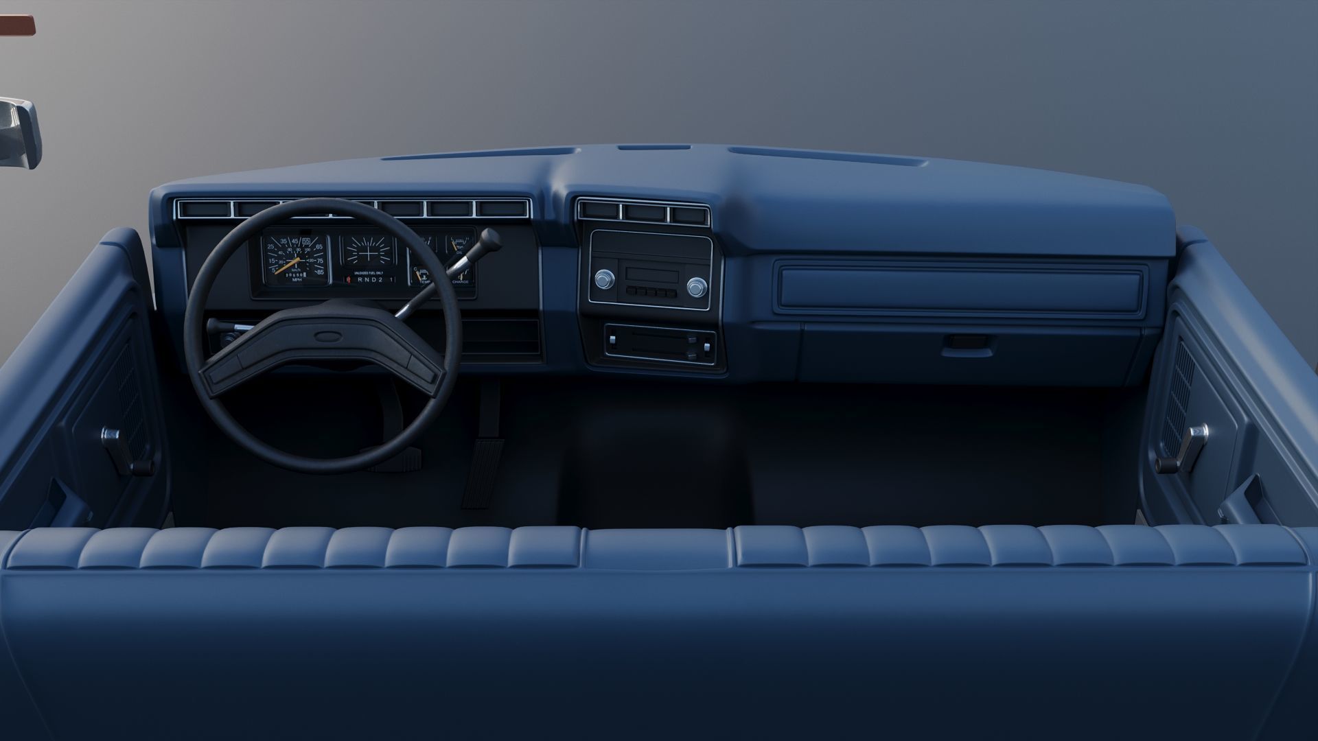Pickup Truck F-150 1980 3D print model_26