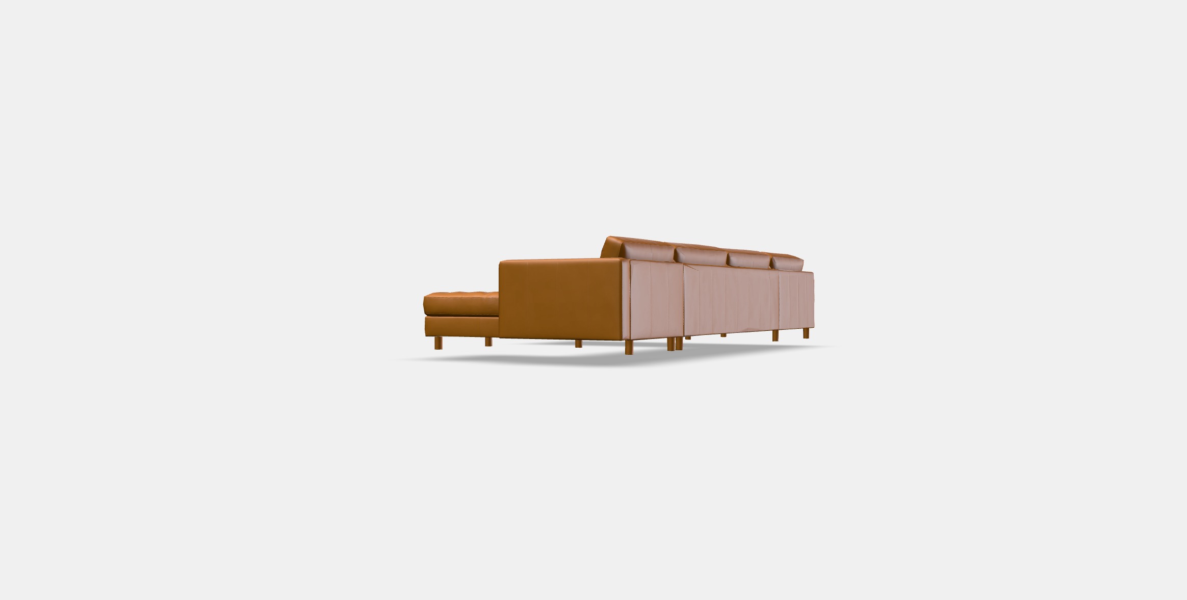 LANDSKRONA Corner sofa 6-seat Low-poly 3D model_11
