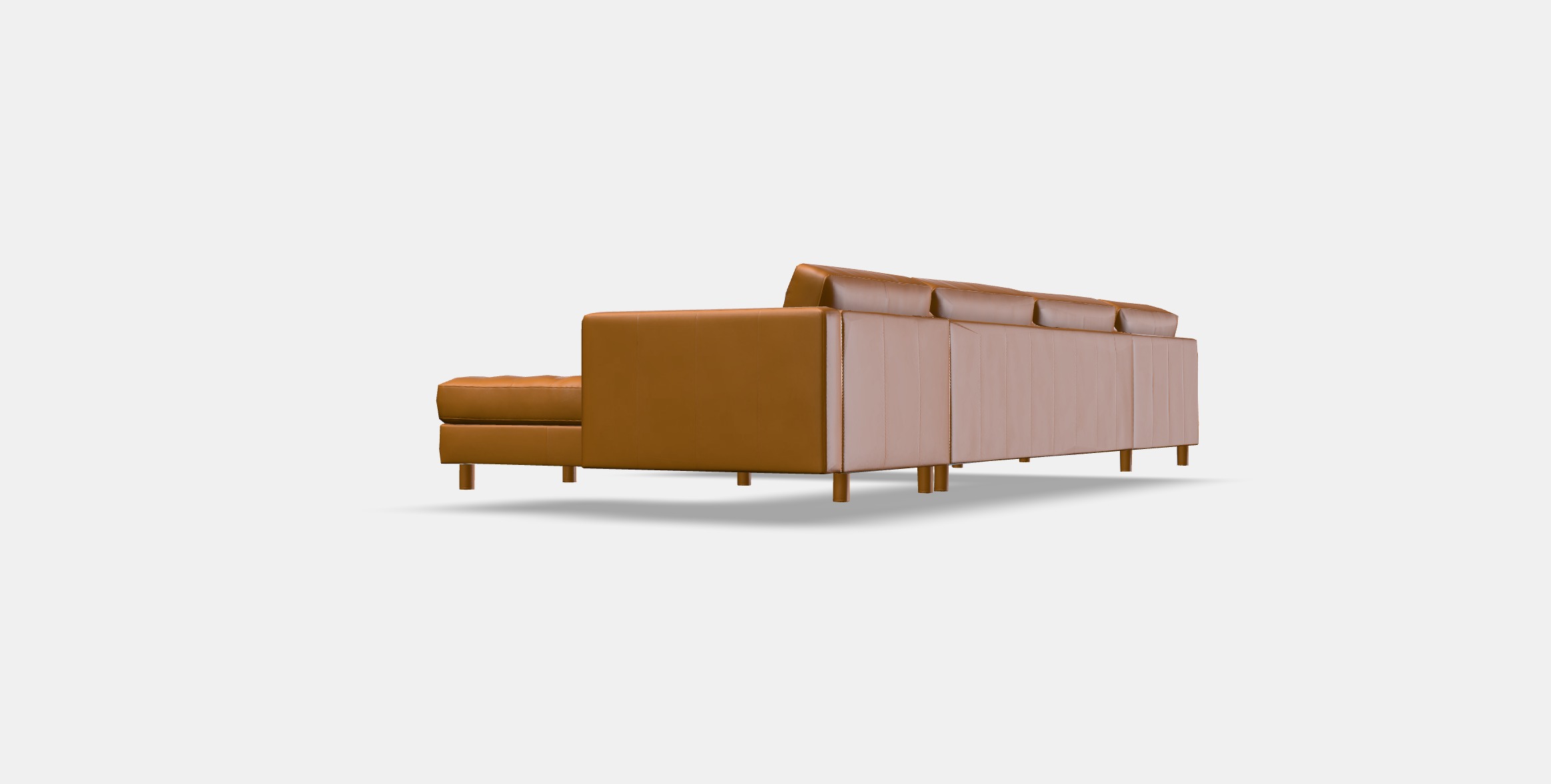 LANDSKRONA Corner sofa 6-seat Low-poly 3D model_13