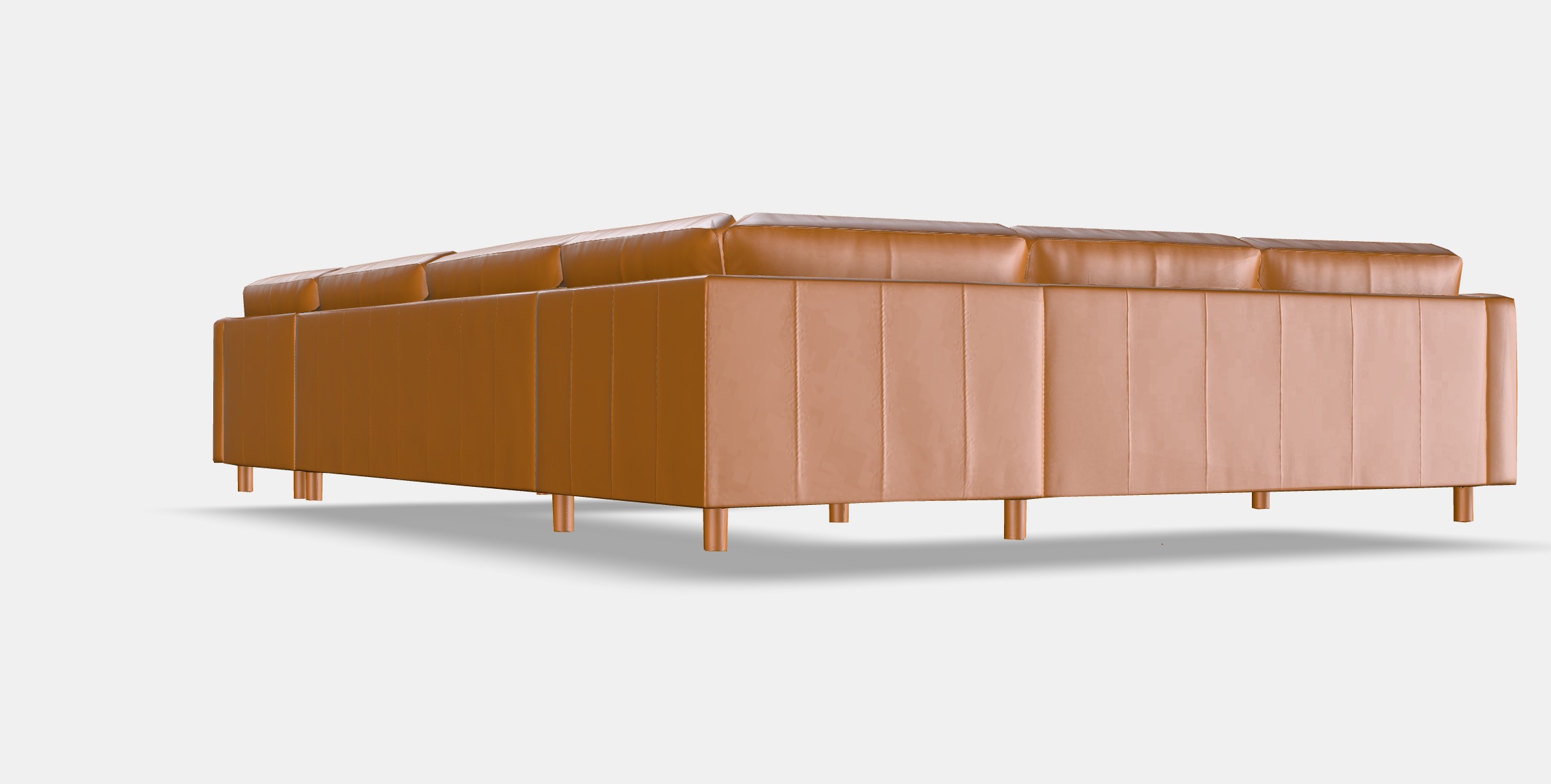 LANDSKRONA Corner sofa 6-seat Low-poly 3D model_4