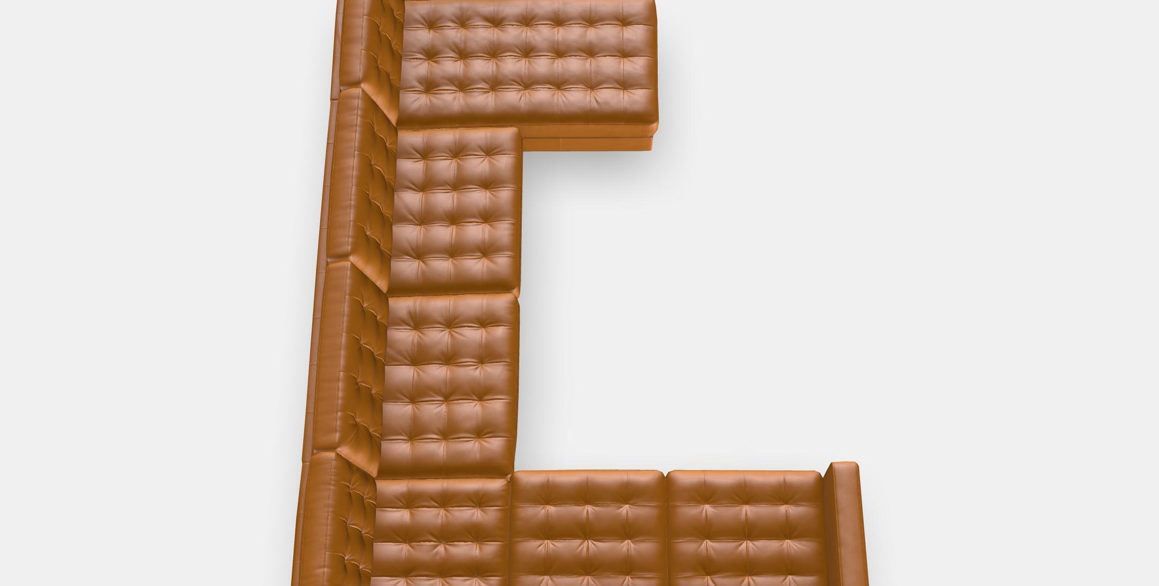 LANDSKRONA Corner sofa 6-seat Low-poly 3D model_6