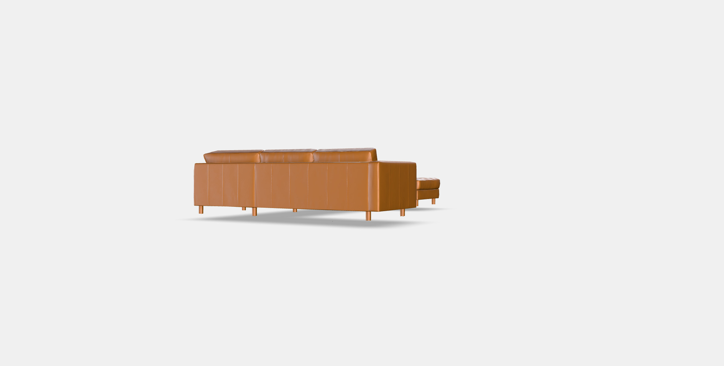 LANDSKRONA Corner sofa 6-seat Low-poly 3D model_3
