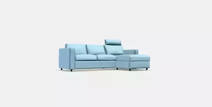 VIMLE 3-seat sofa with chaise longue 5