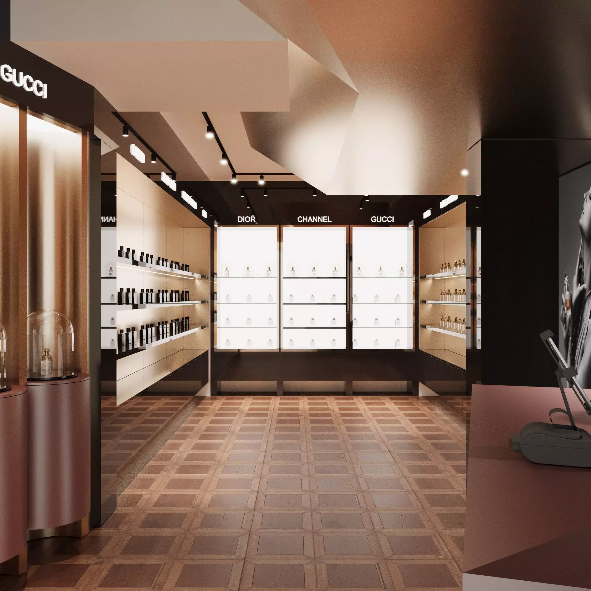 PERFUME STORE interior design 3D model