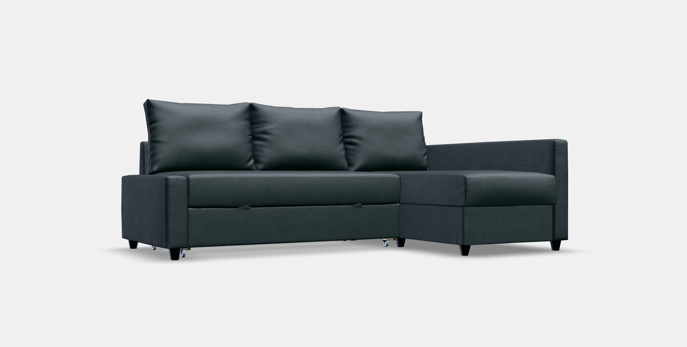 FRIHETEN Corner sofa-bed with storage 3 Low-poly 3D model_10